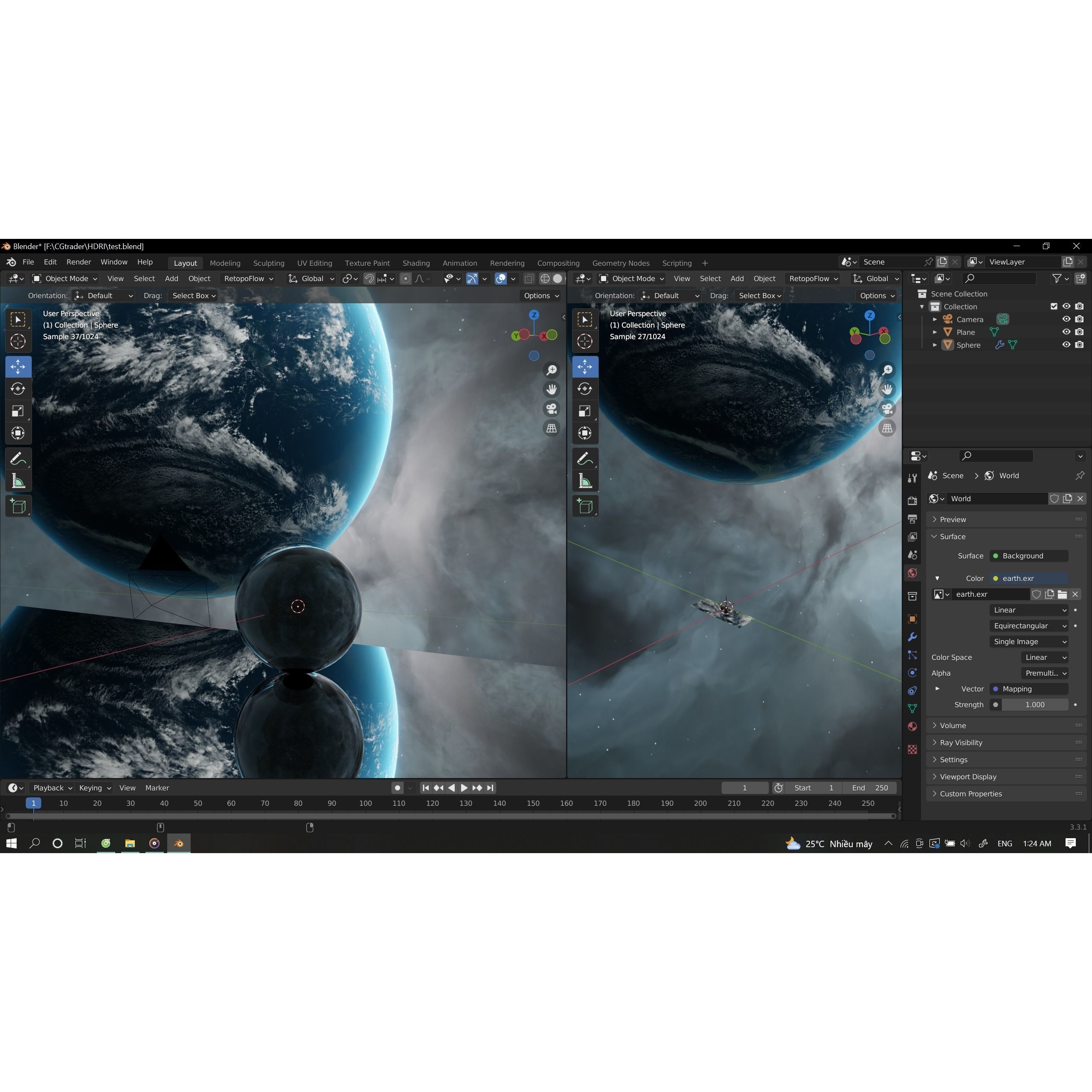 Cosmos Environment HDRI - Low-Poly 3D Model - View 33
