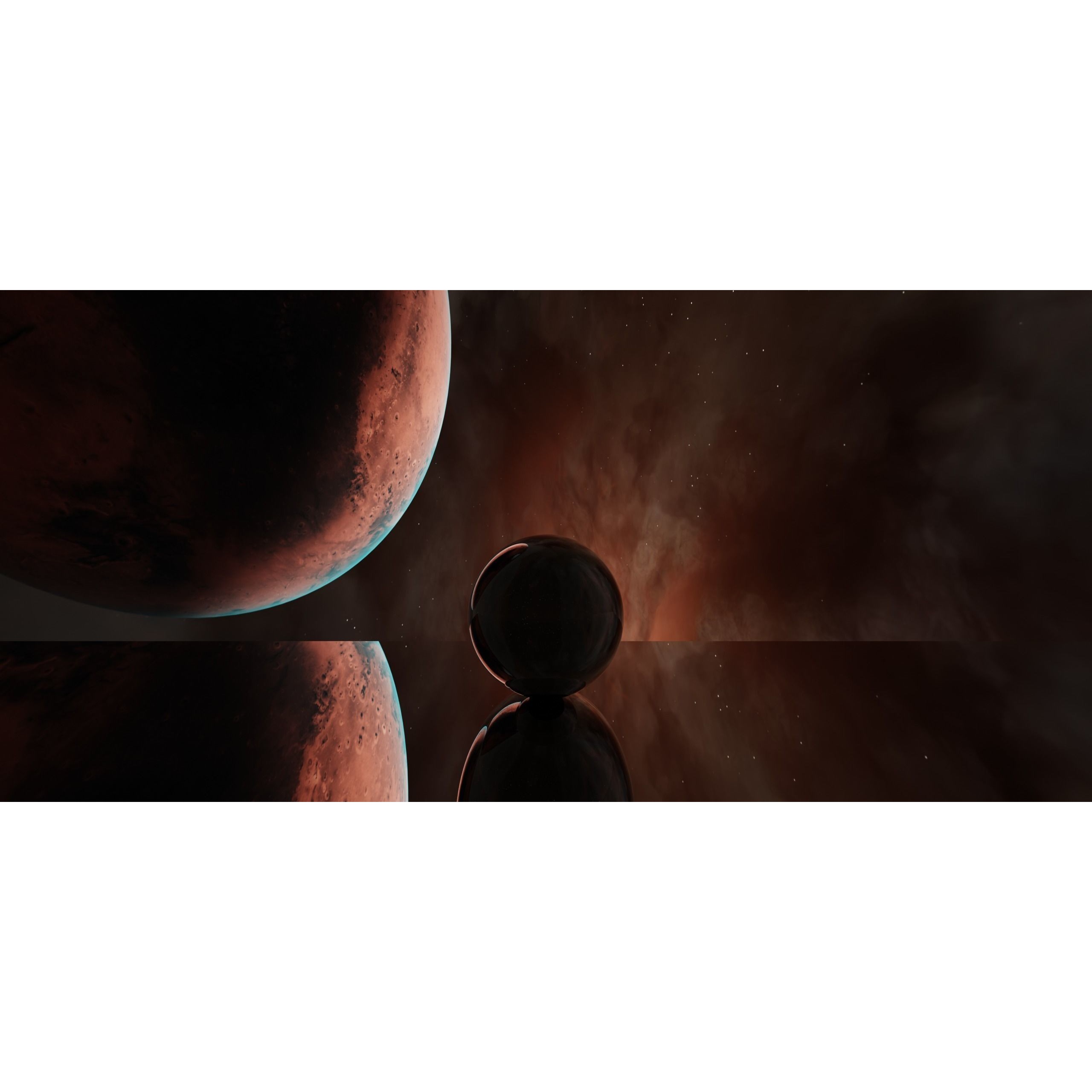 Cosmos Environment HDRI - Low-Poly 3D Model - View 6