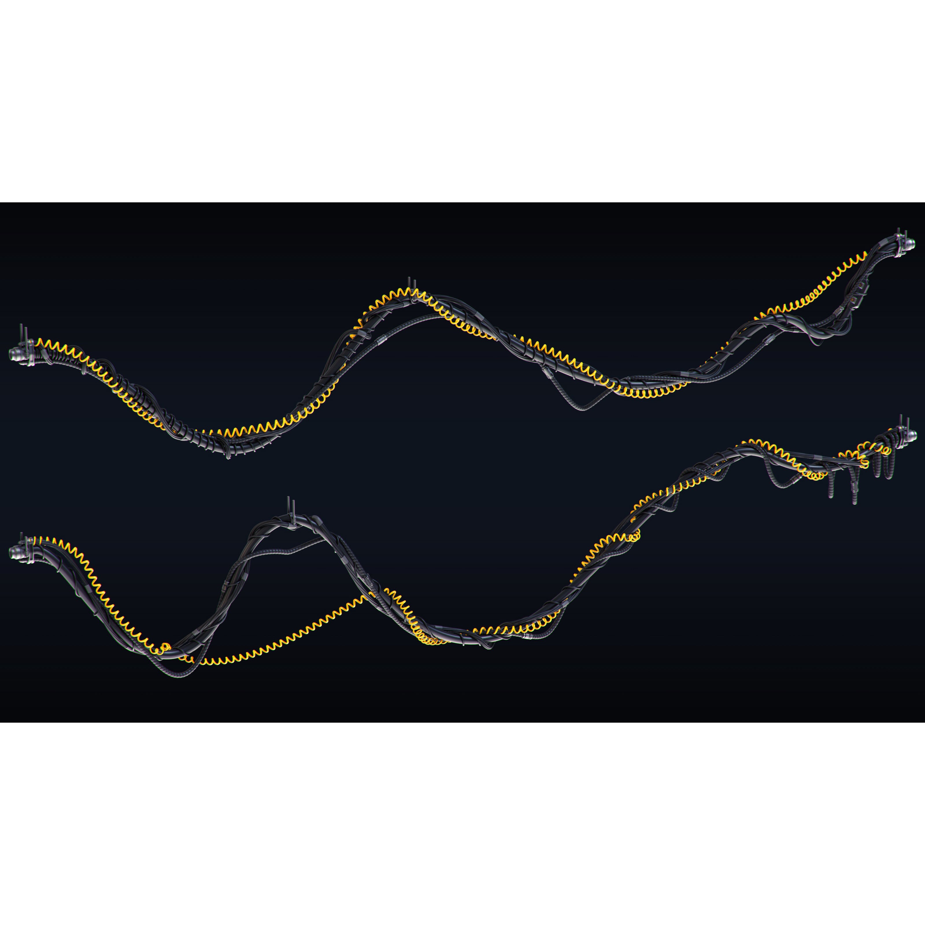 Cables and Wires Set - Game-Ready 3D Model - View 11