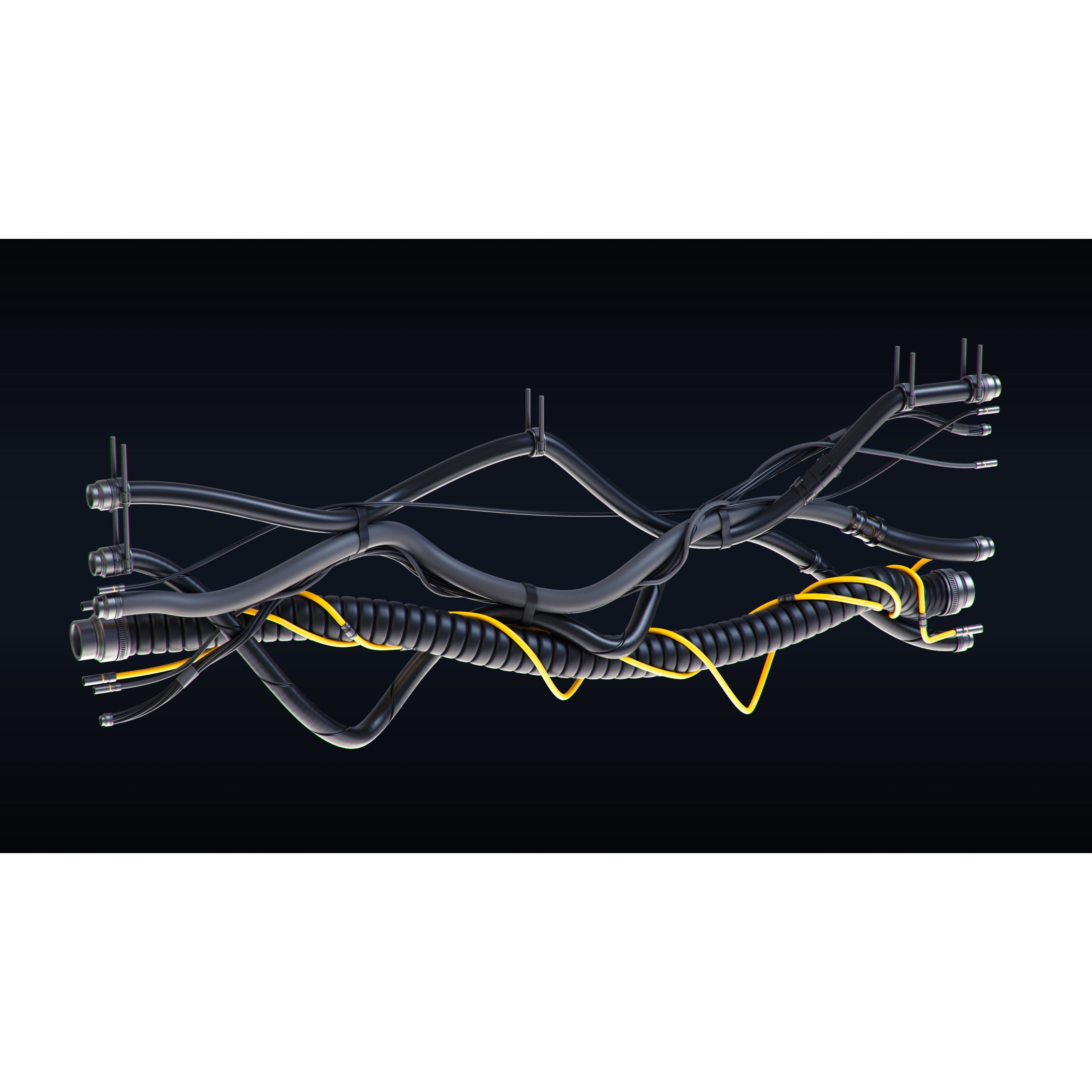 Cables and Wires Set - Game-Ready 3D Model - View 8
