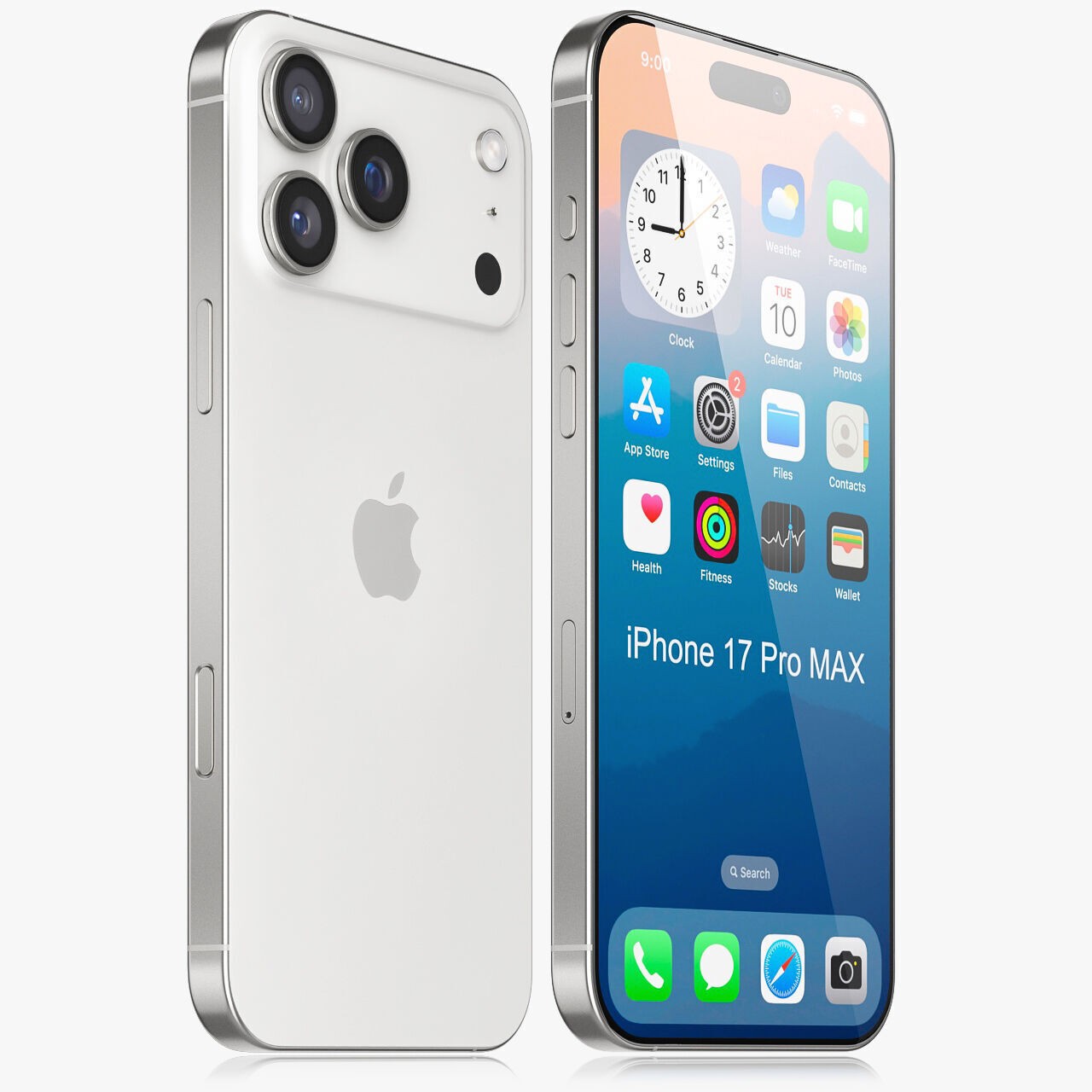 Apple iPhone 17 Pro MAX - Realistic 3D Model - View 3