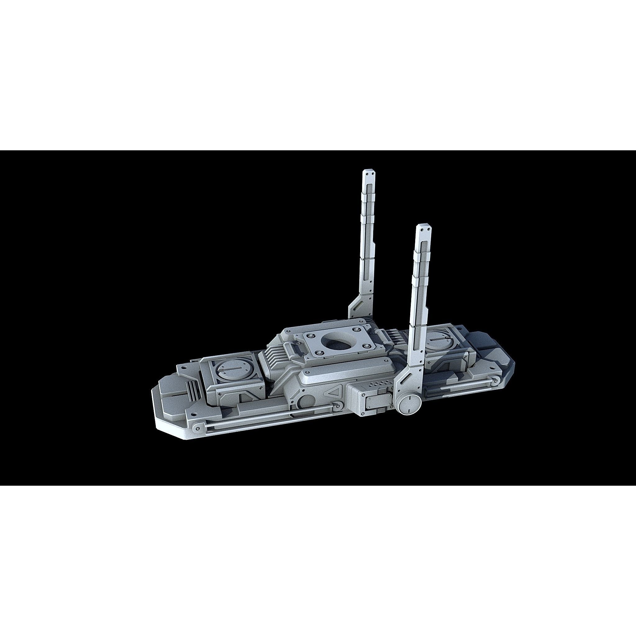 Sci-Fi KitBash and Props Pack - Game-Ready 3D Model - View 27