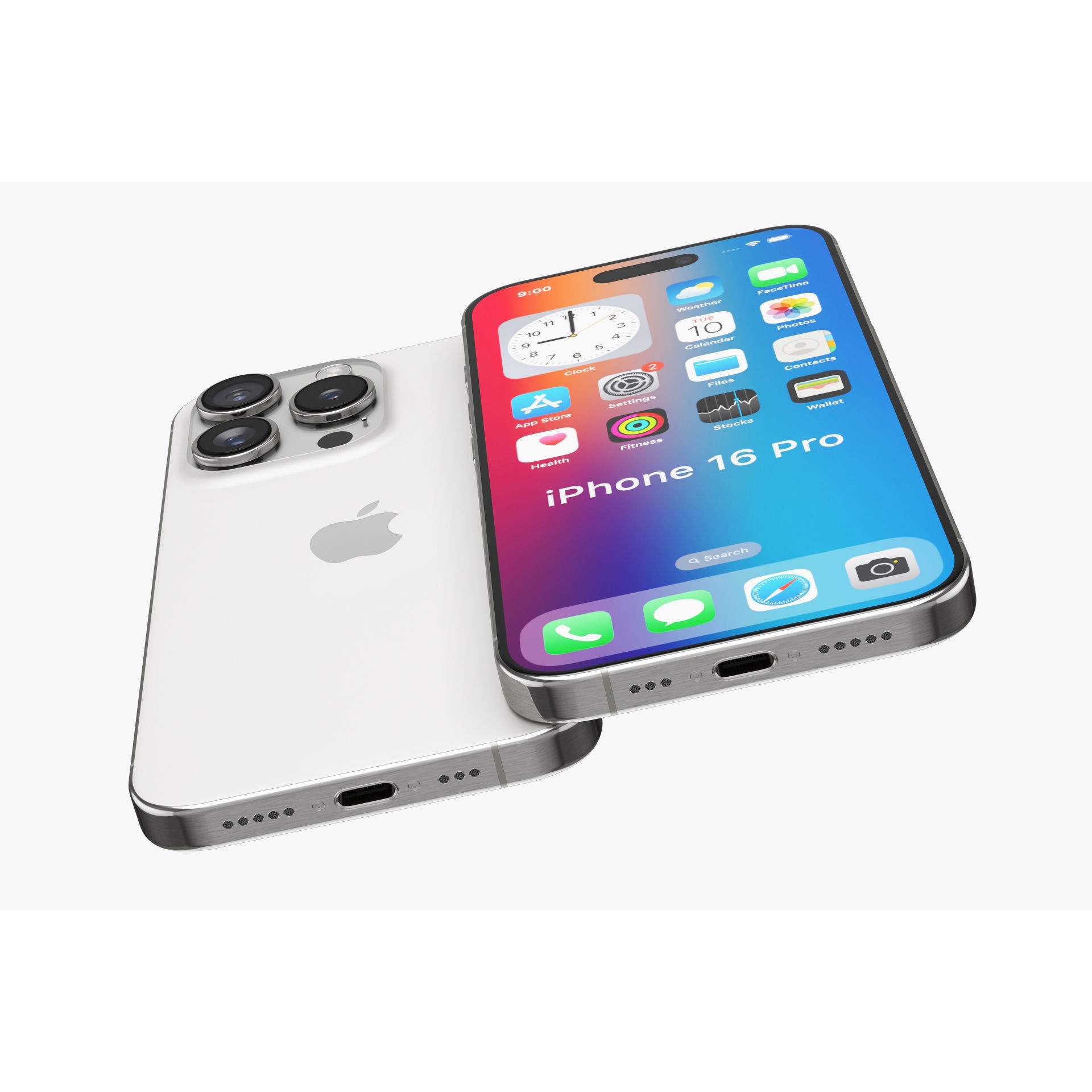 Apple iPhone 16 Series - Game-Ready 3D Model - View 11