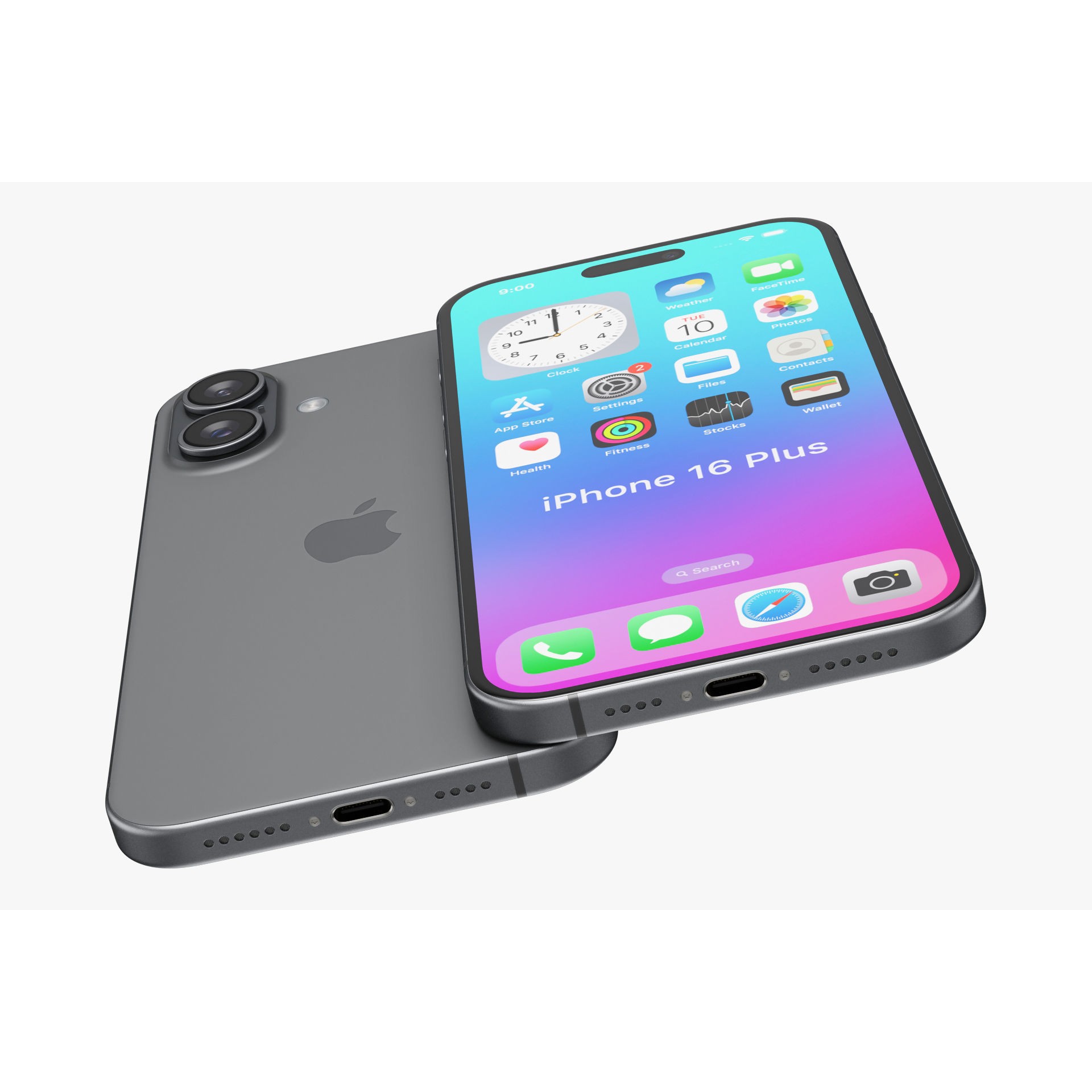 Apple iPhone 16 Series - Game-Ready 3D Model - View 53
