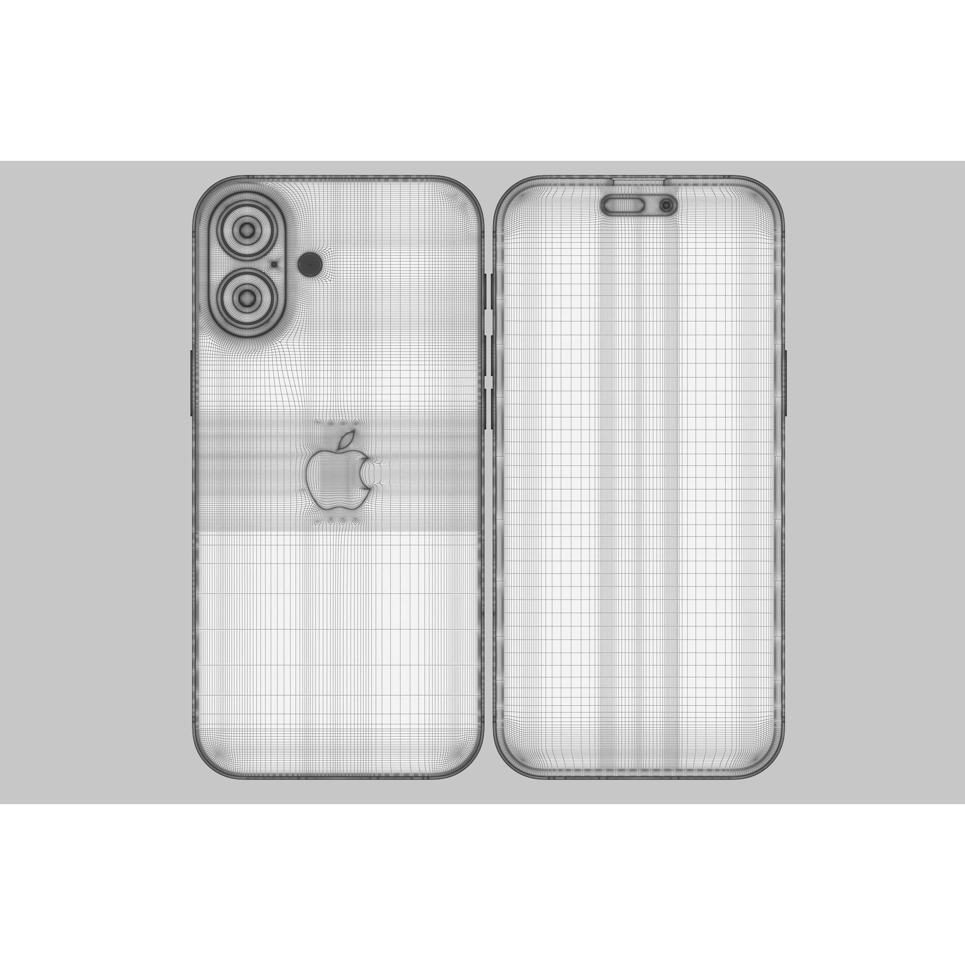 Apple iPhone 16 Series - Game-Ready 3D Model - View 60