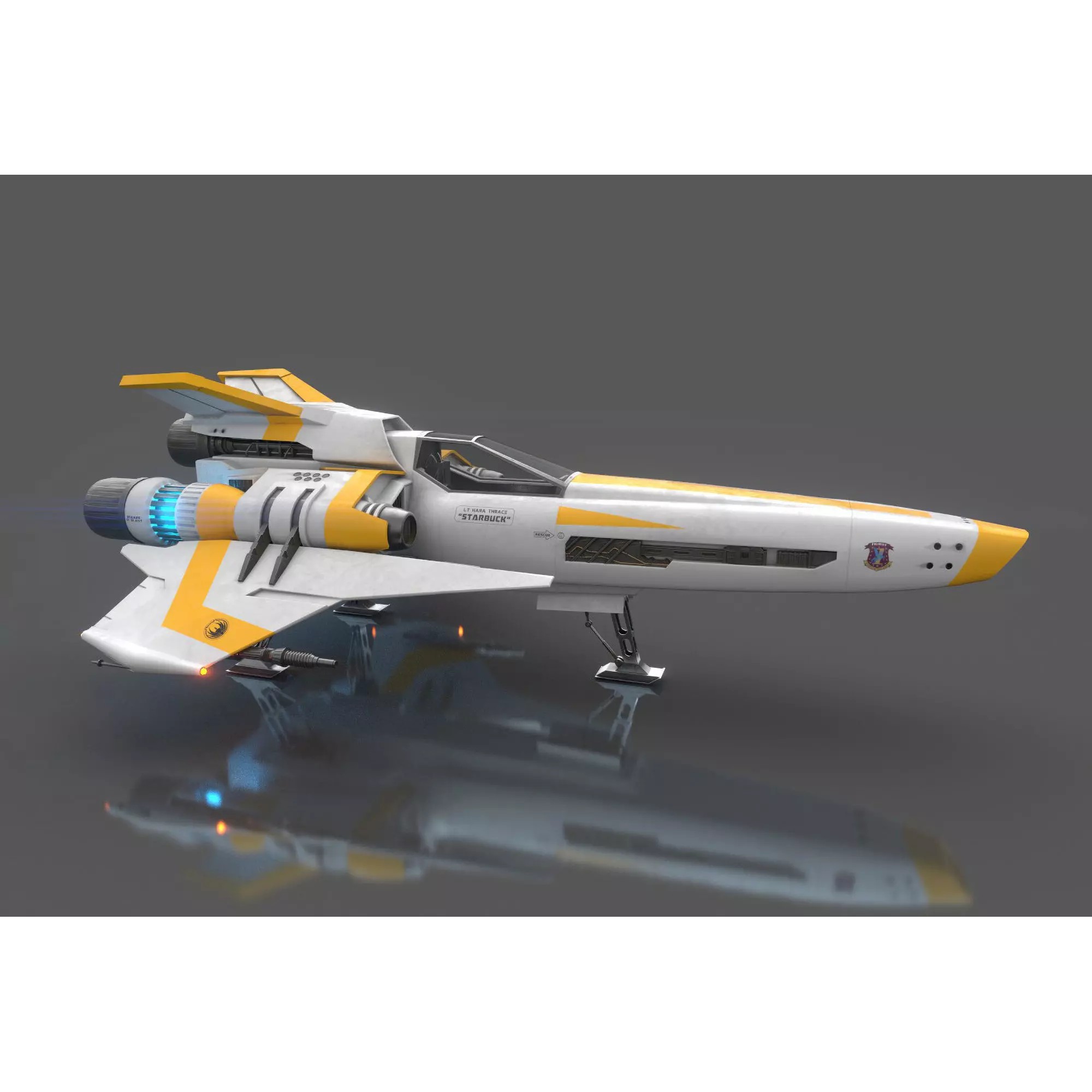 Viper Hornet - Low-Poly Game-Ready 3D Model - View 2