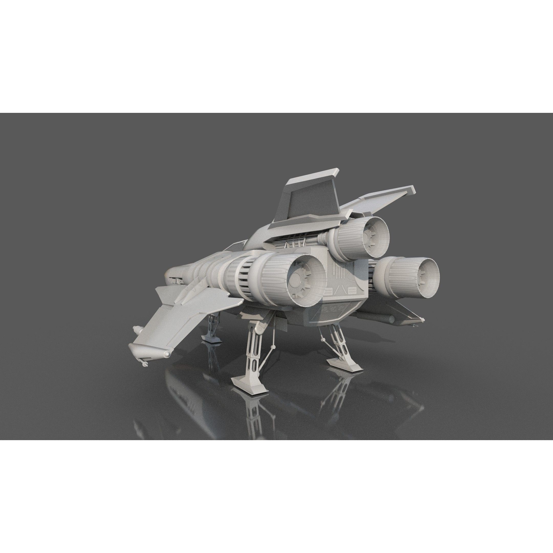 Viper Hornet - Low-Poly Game-Ready 3D Model - View 4