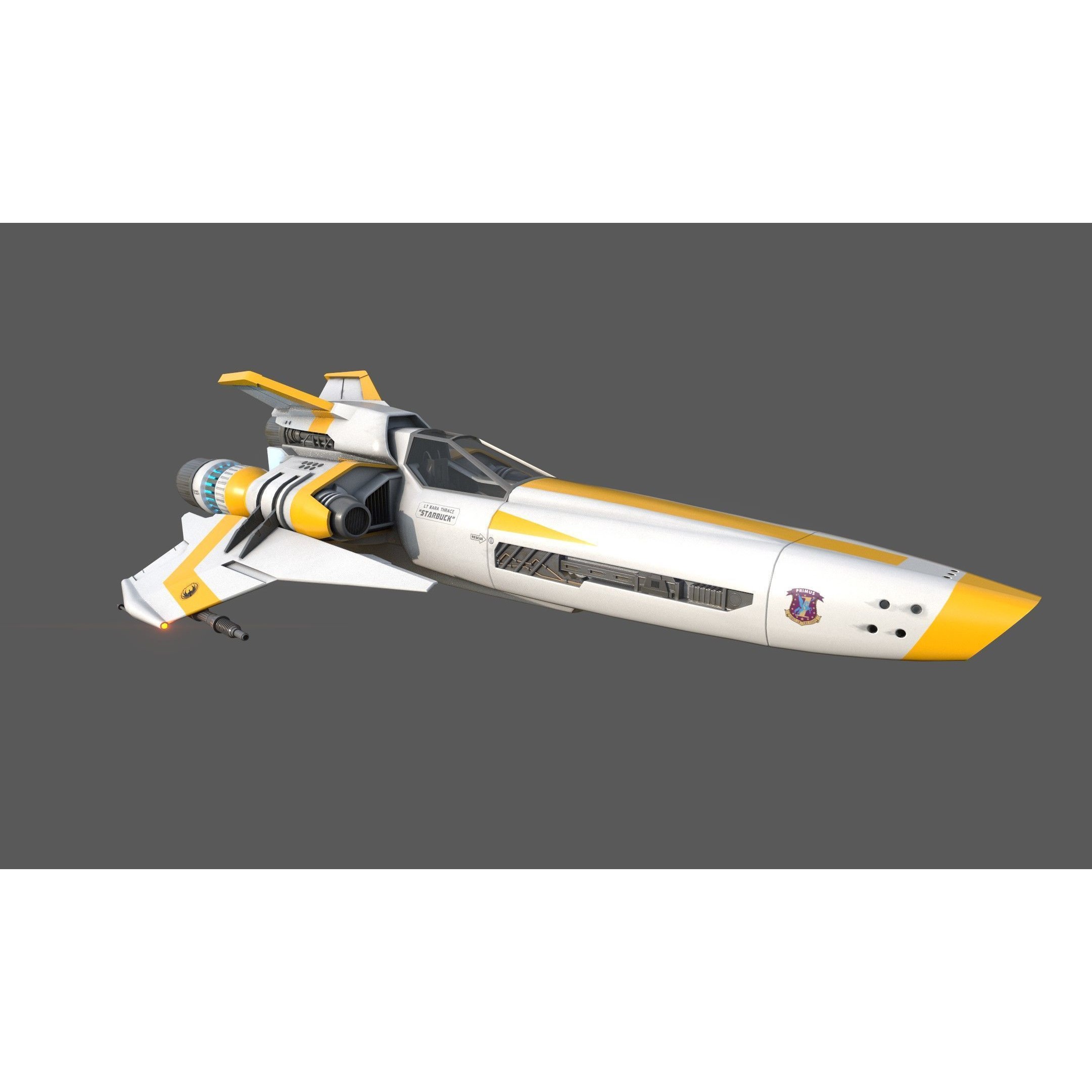 Viper Hornet - Low-Poly Game-Ready 3D Model - View 6