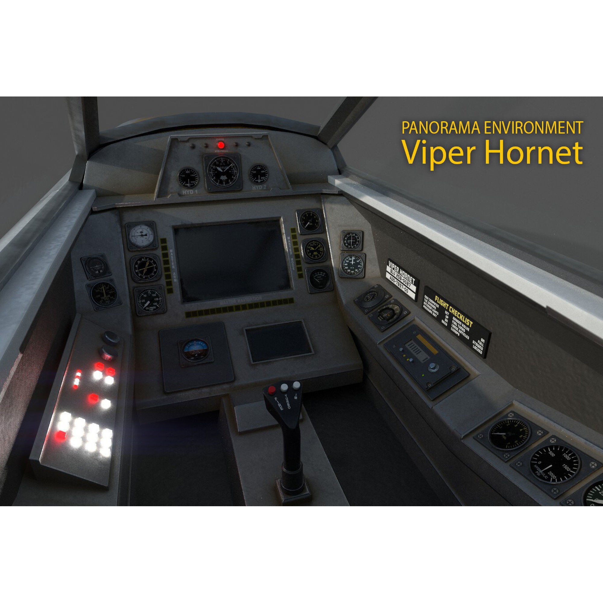 Viper Hornet - Low-Poly Game-Ready 3D Model - View 7