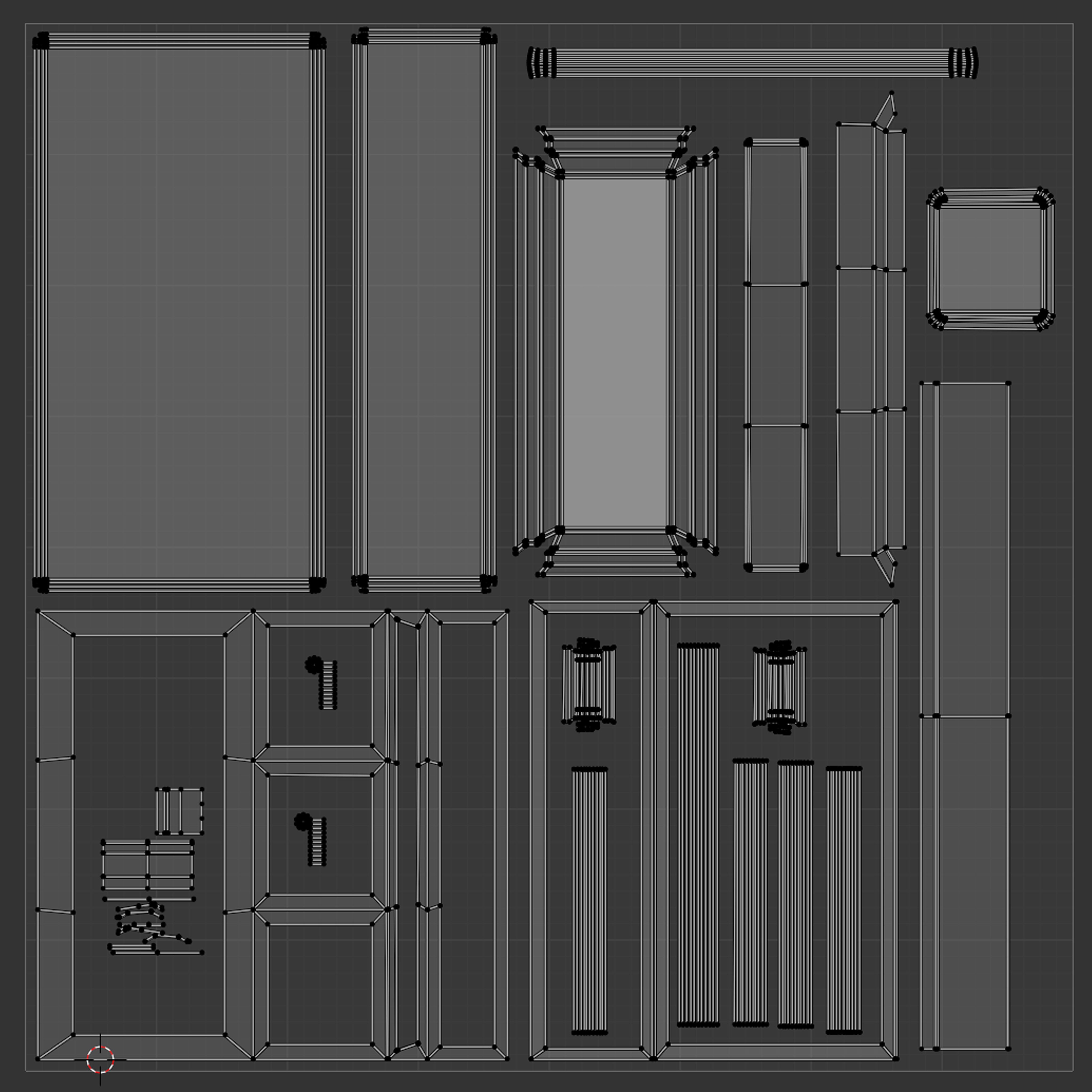 SciFi Modular Level - Low-Poly Game-Ready 3D Model - View 17