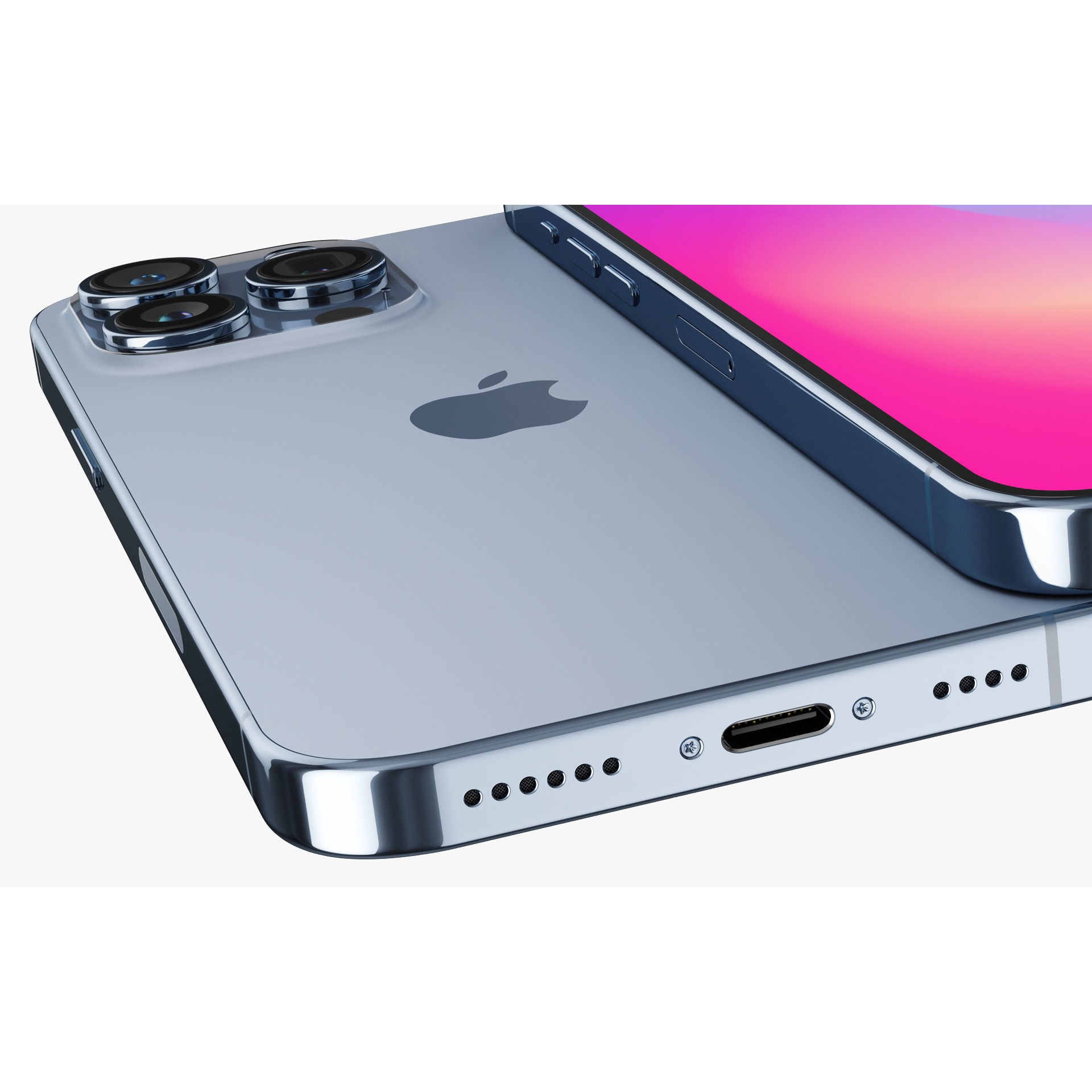 Apple iPhone 15 Pro MAX - Realistic 3D Model - View 10