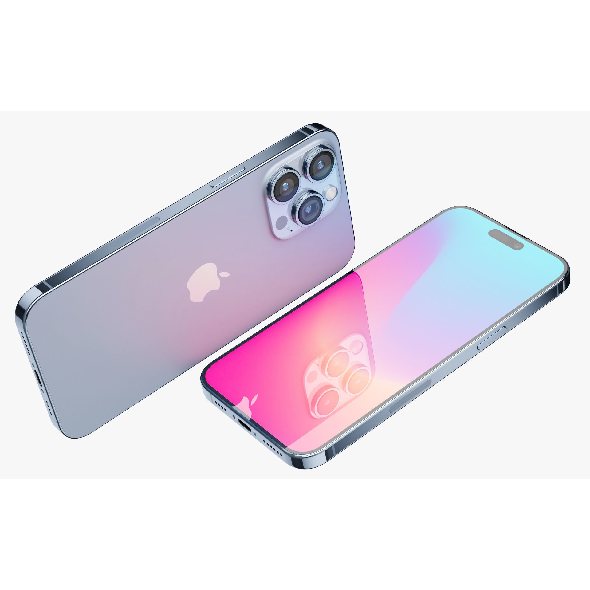 Apple iPhone 15 Pro MAX - Realistic 3D Model - View 4