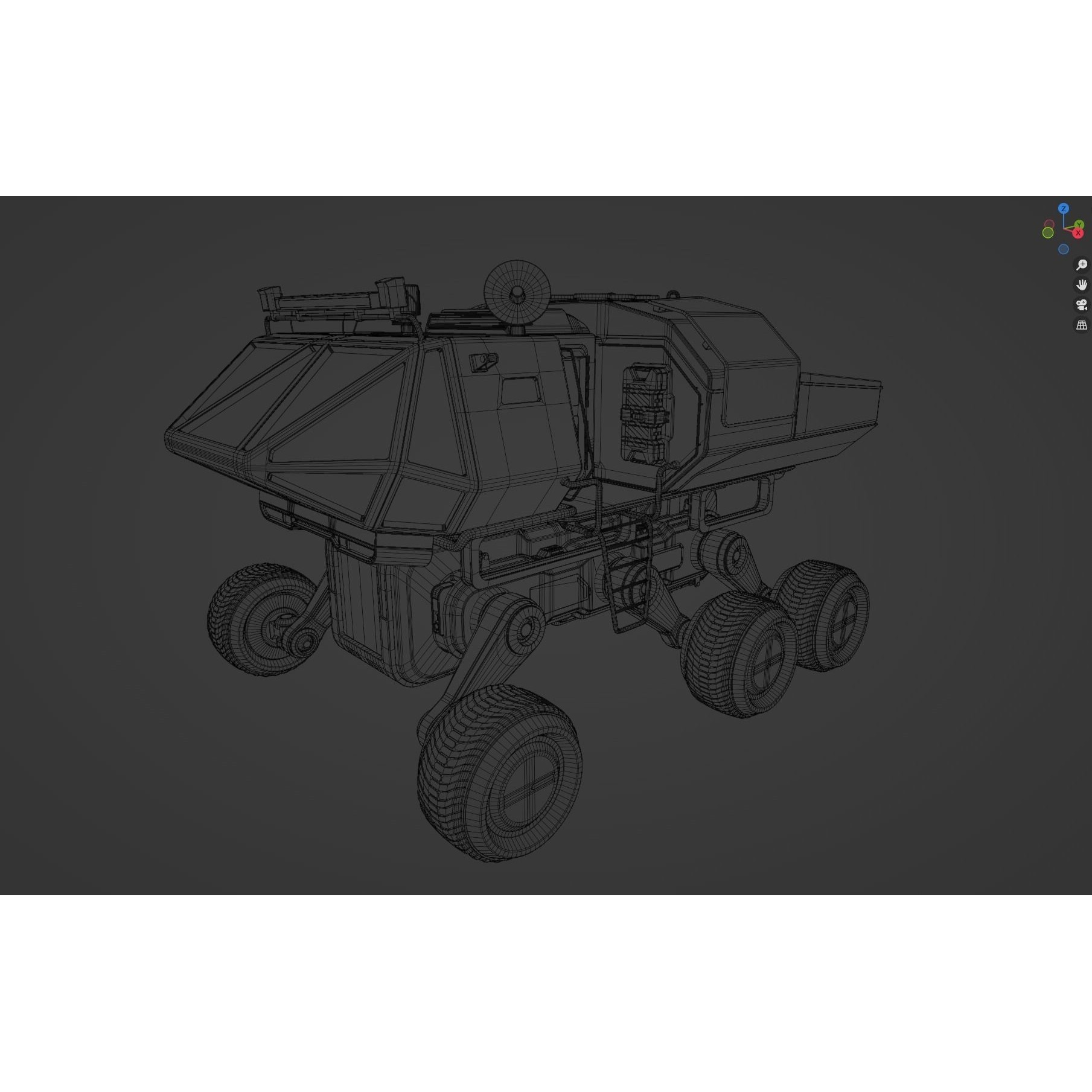 Mars Rover Series - Game-Ready 3D Model - View 12
