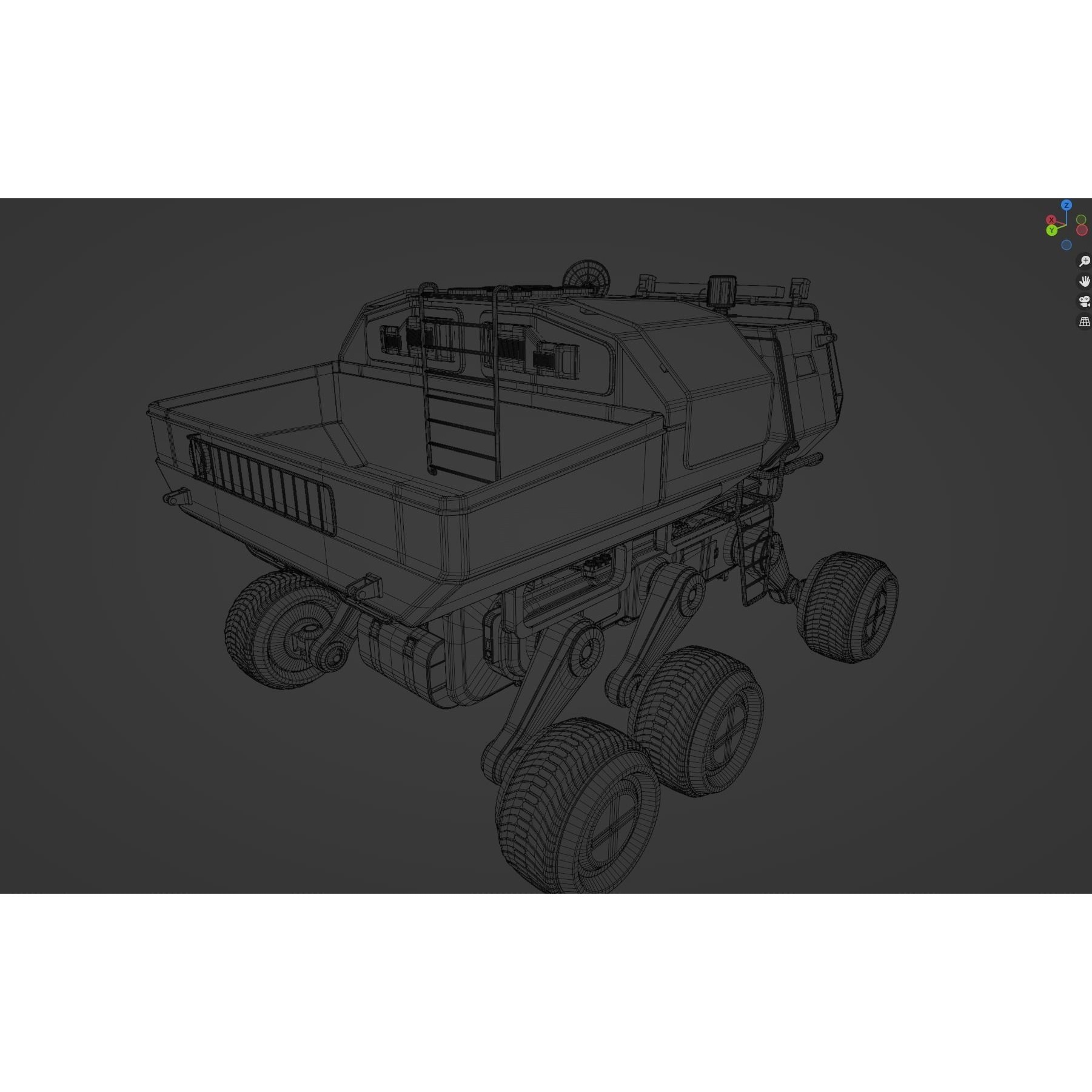 Mars Rover Series - Game-Ready 3D Model - View 13