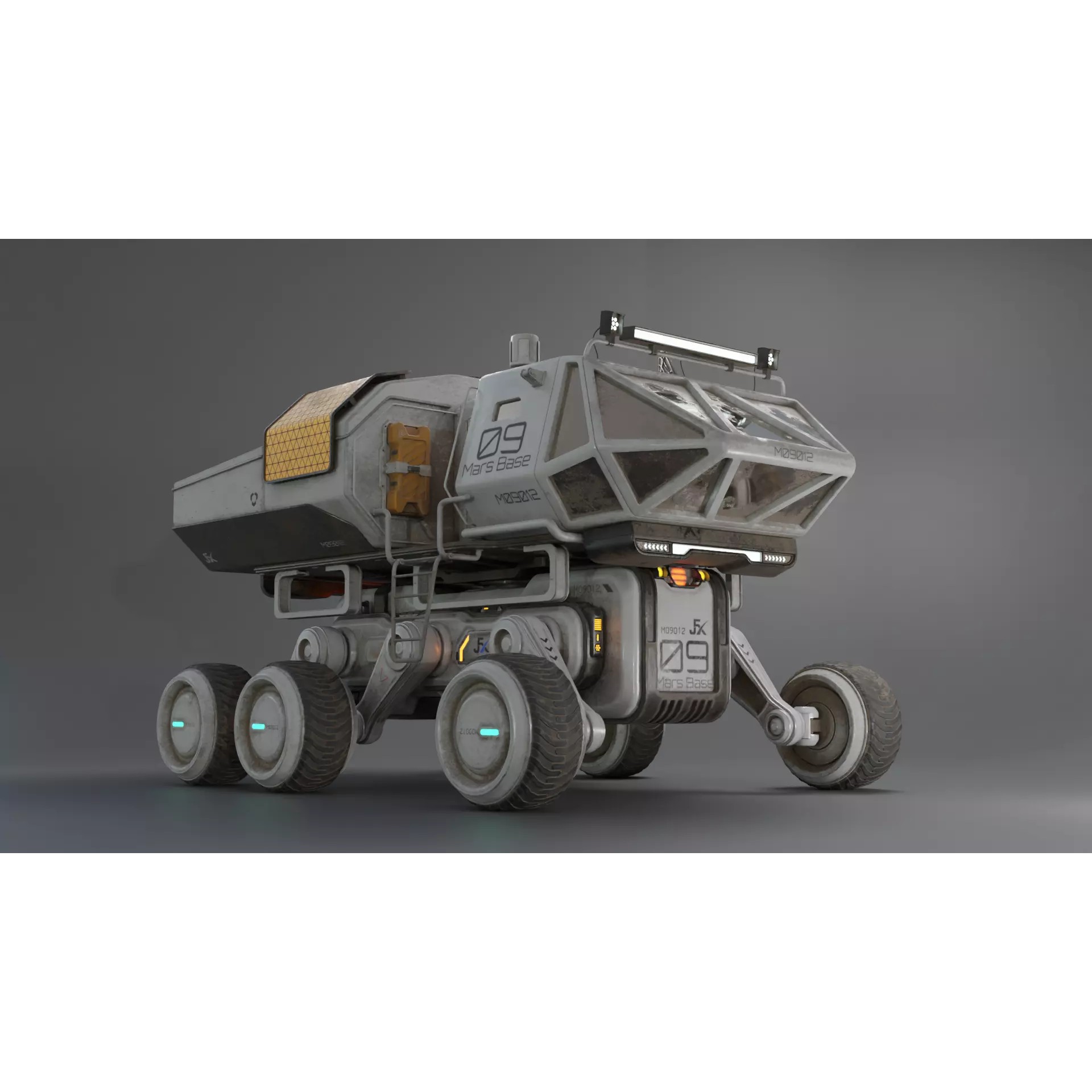 Mars Rover Series - Game-Ready 3D Model - View 2