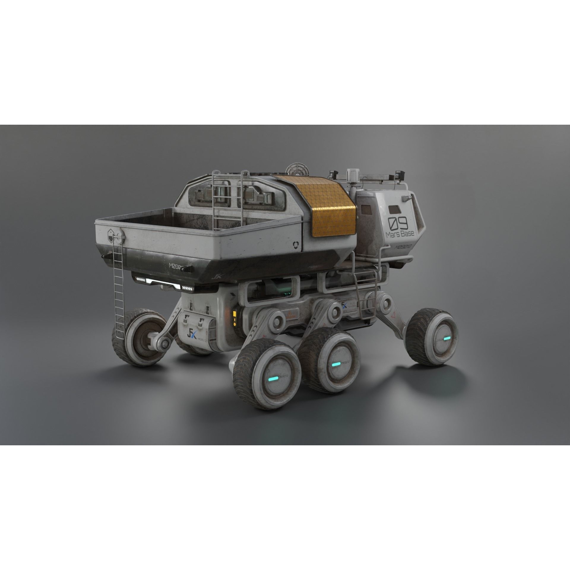 Mars Rover Series - Game-Ready 3D Model - View 6
