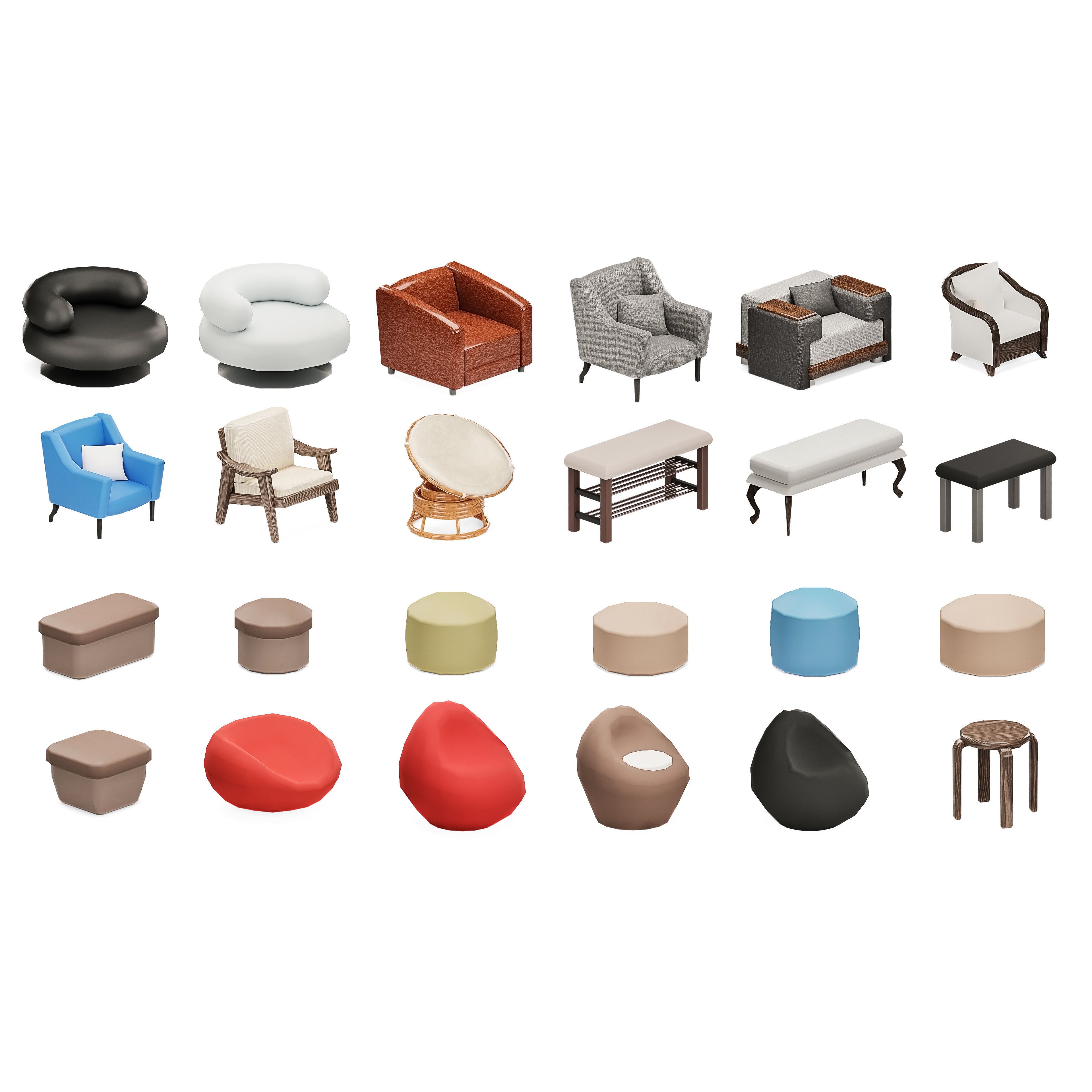 Interior Realistic - Low-Poly Game-Ready 3D Model - View 47