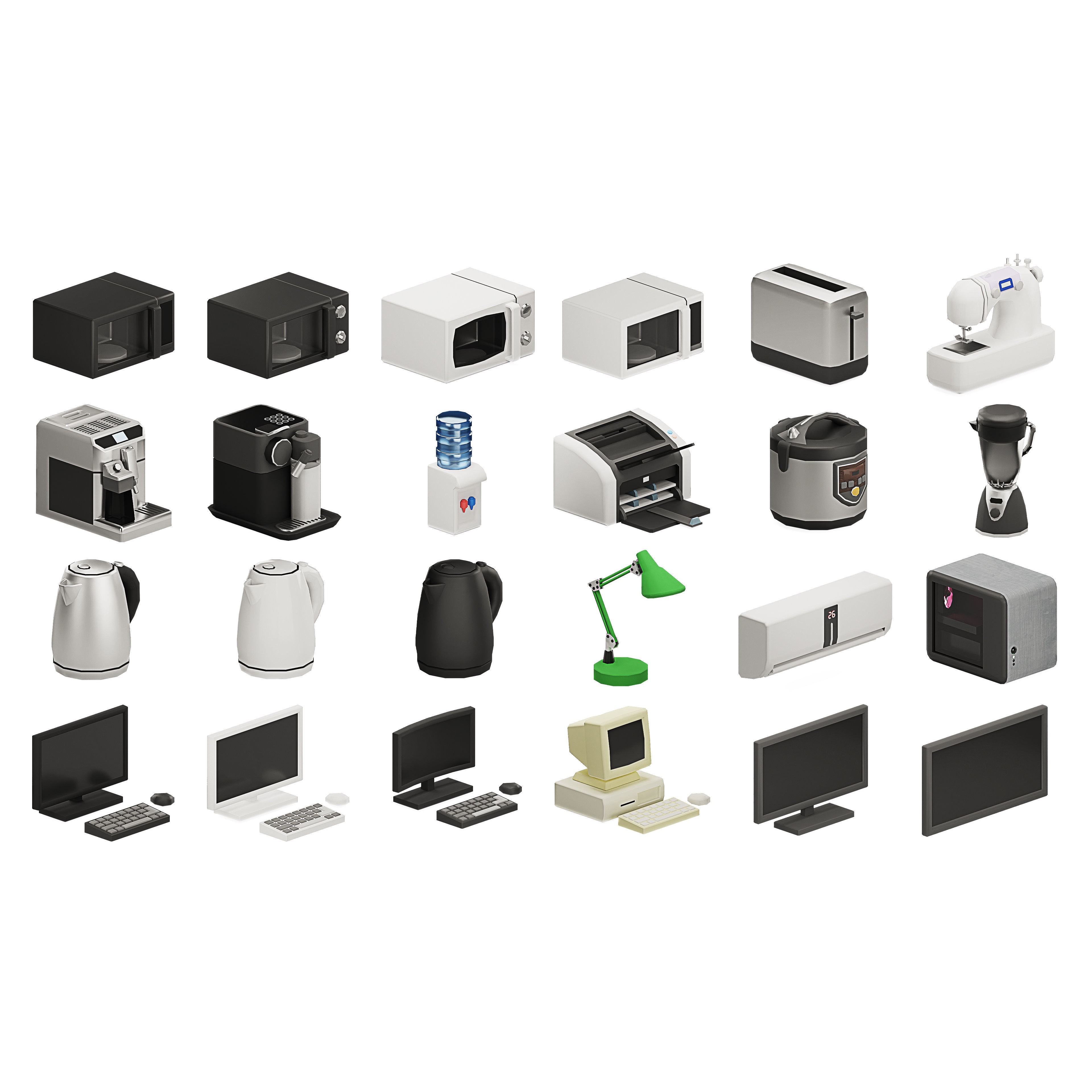 Interior Realistic - Low-Poly Game-Ready 3D Model - View 66