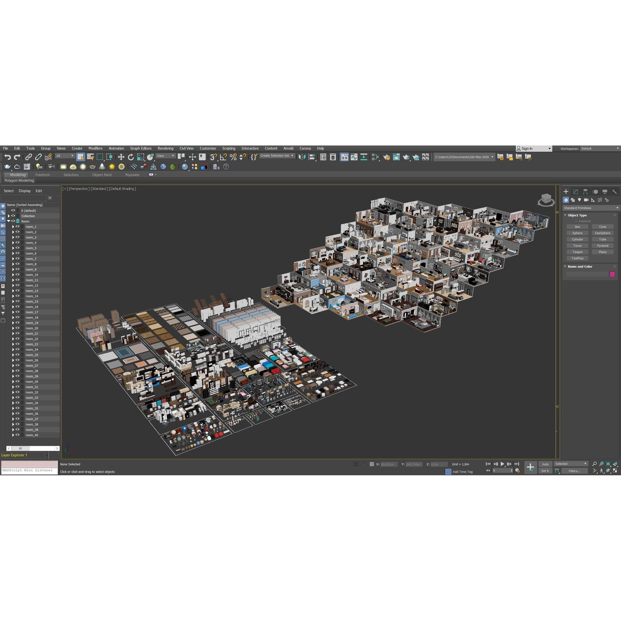 Interior Realistic - Low-Poly Game-Ready 3D Model - View 89