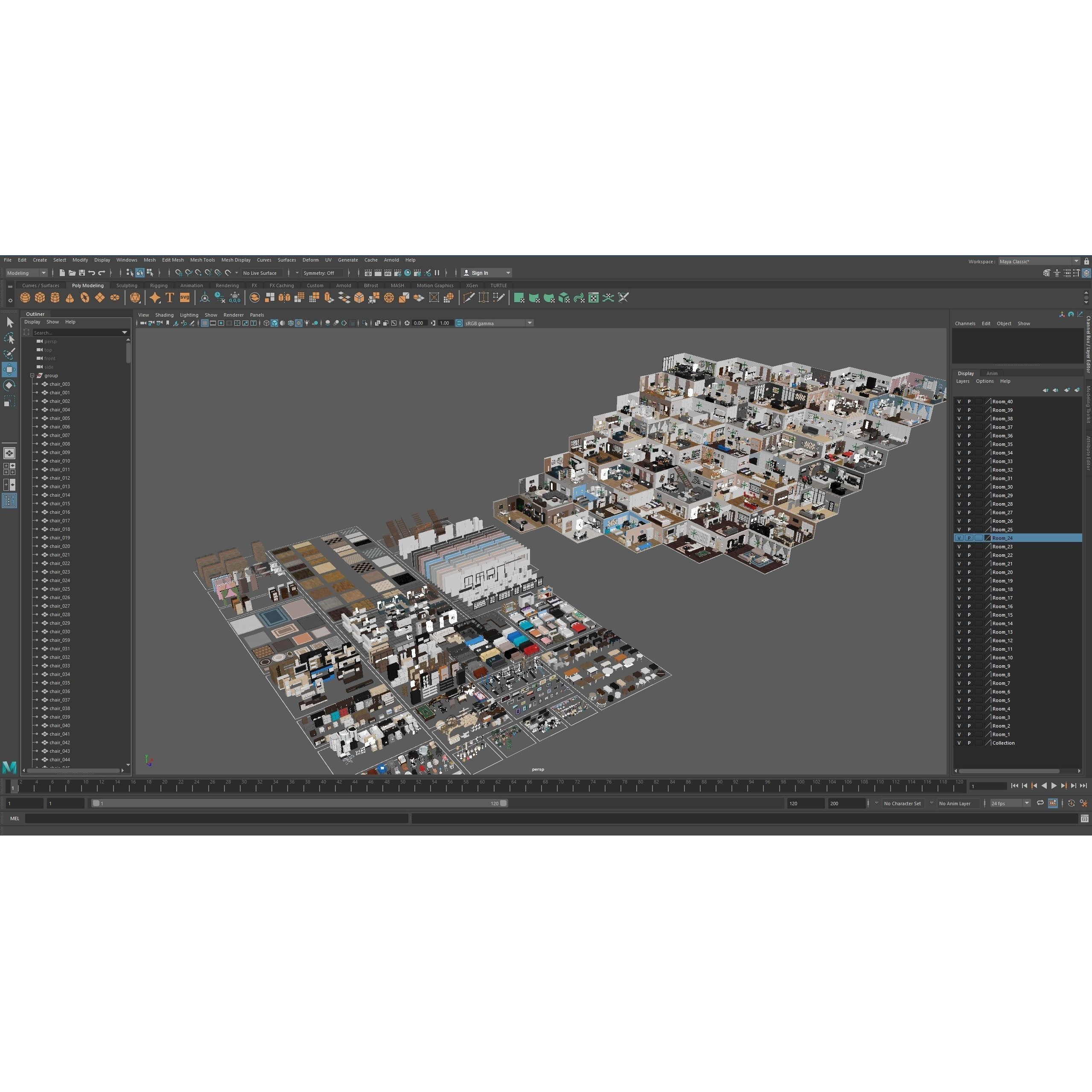 Interior Realistic - Low-Poly Game-Ready 3D Model - View 93