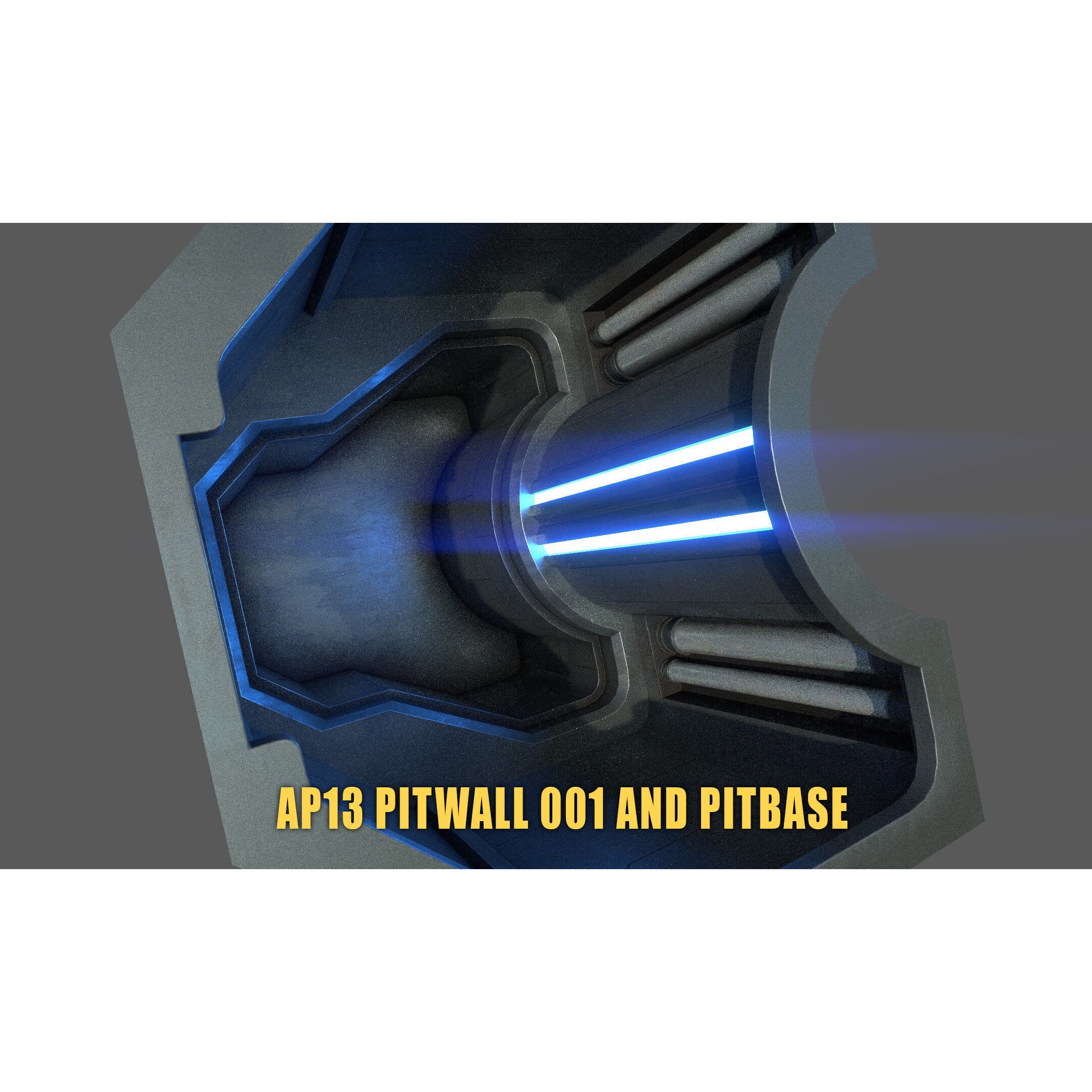 SciFi Asset Pack 13 - Low-Poly Game-Ready 3D Model