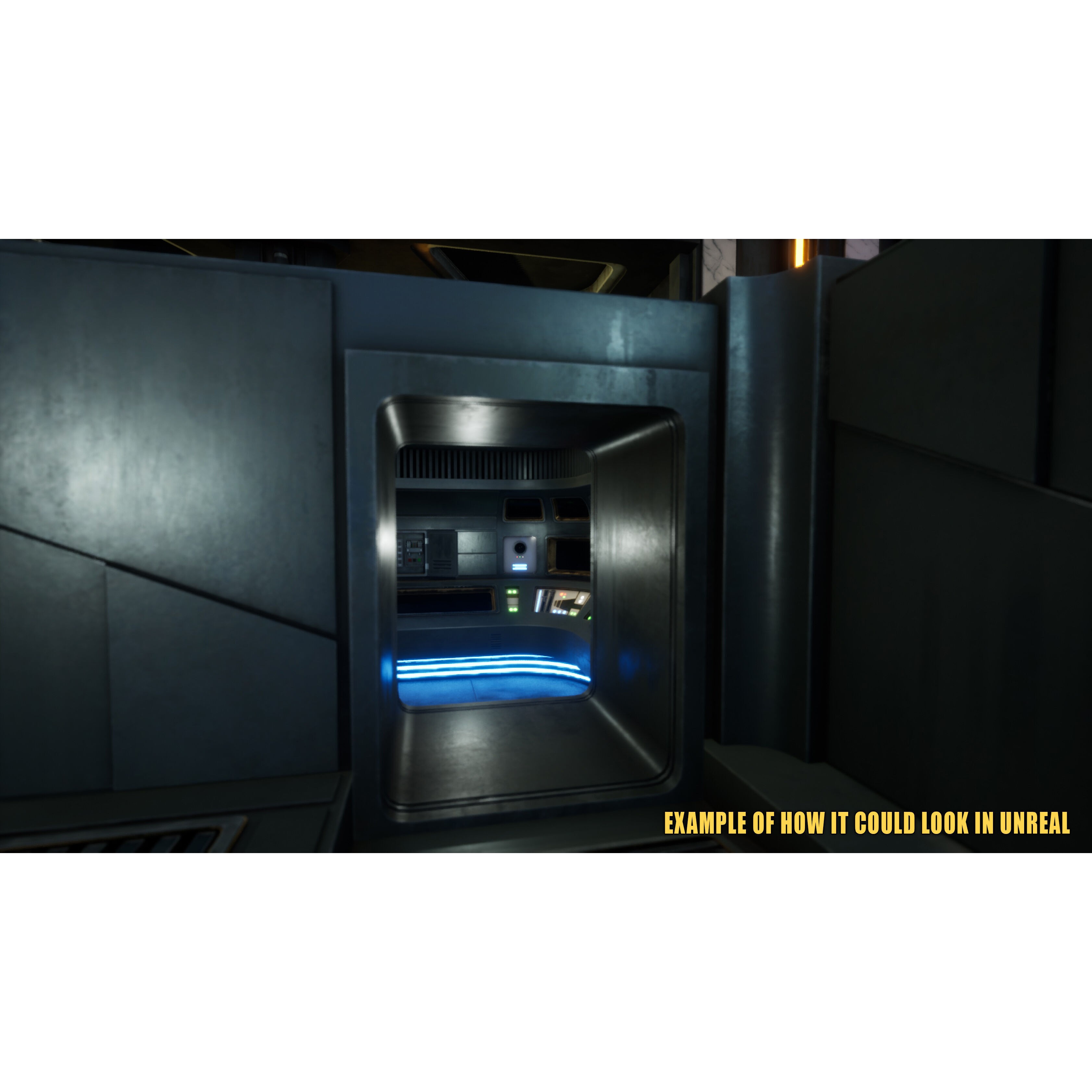 SciFi Asset Pack 13 - Low-Poly Game-Ready 3D Model - View 11