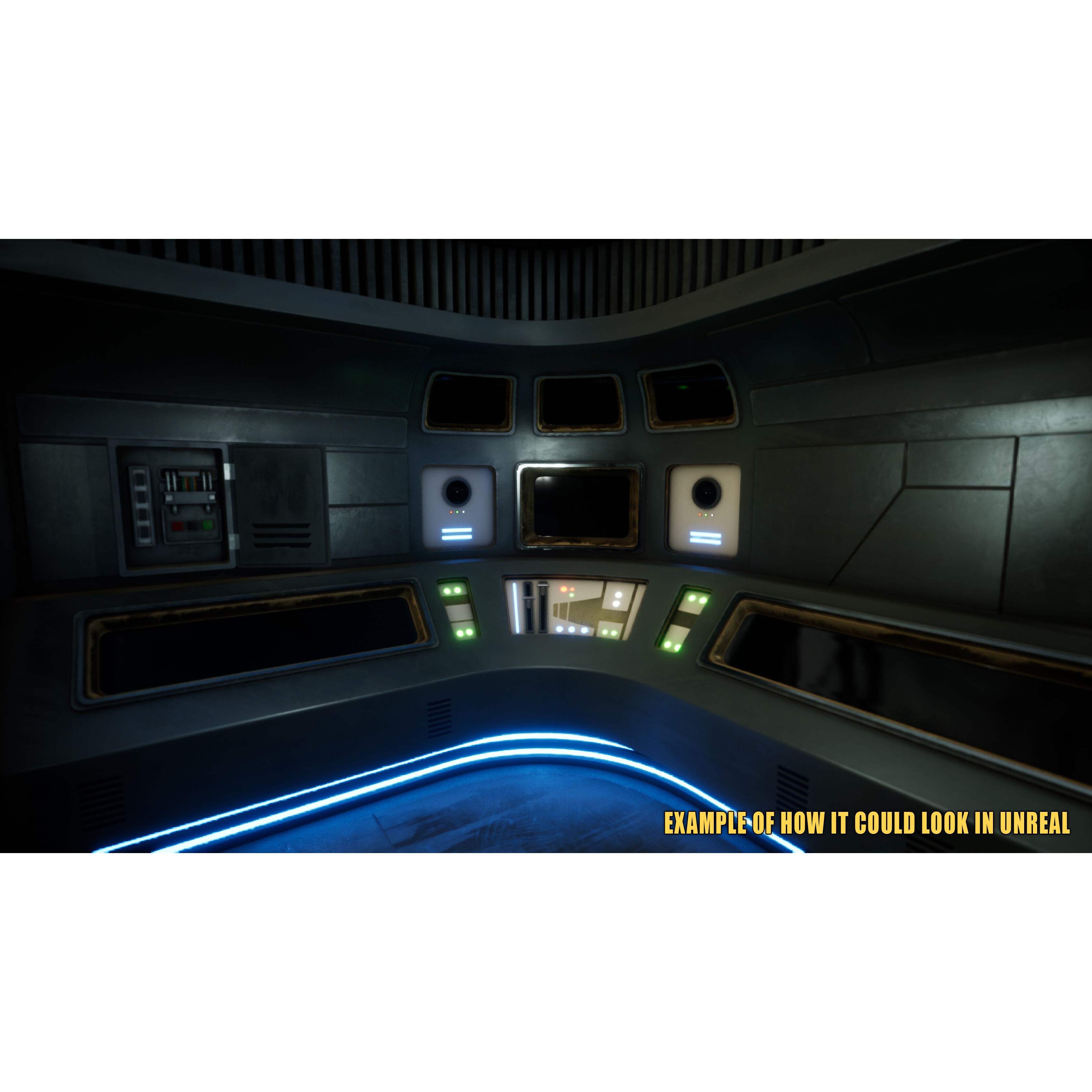 SciFi Asset Pack 13 - Low-Poly Game-Ready 3D Model - View 12