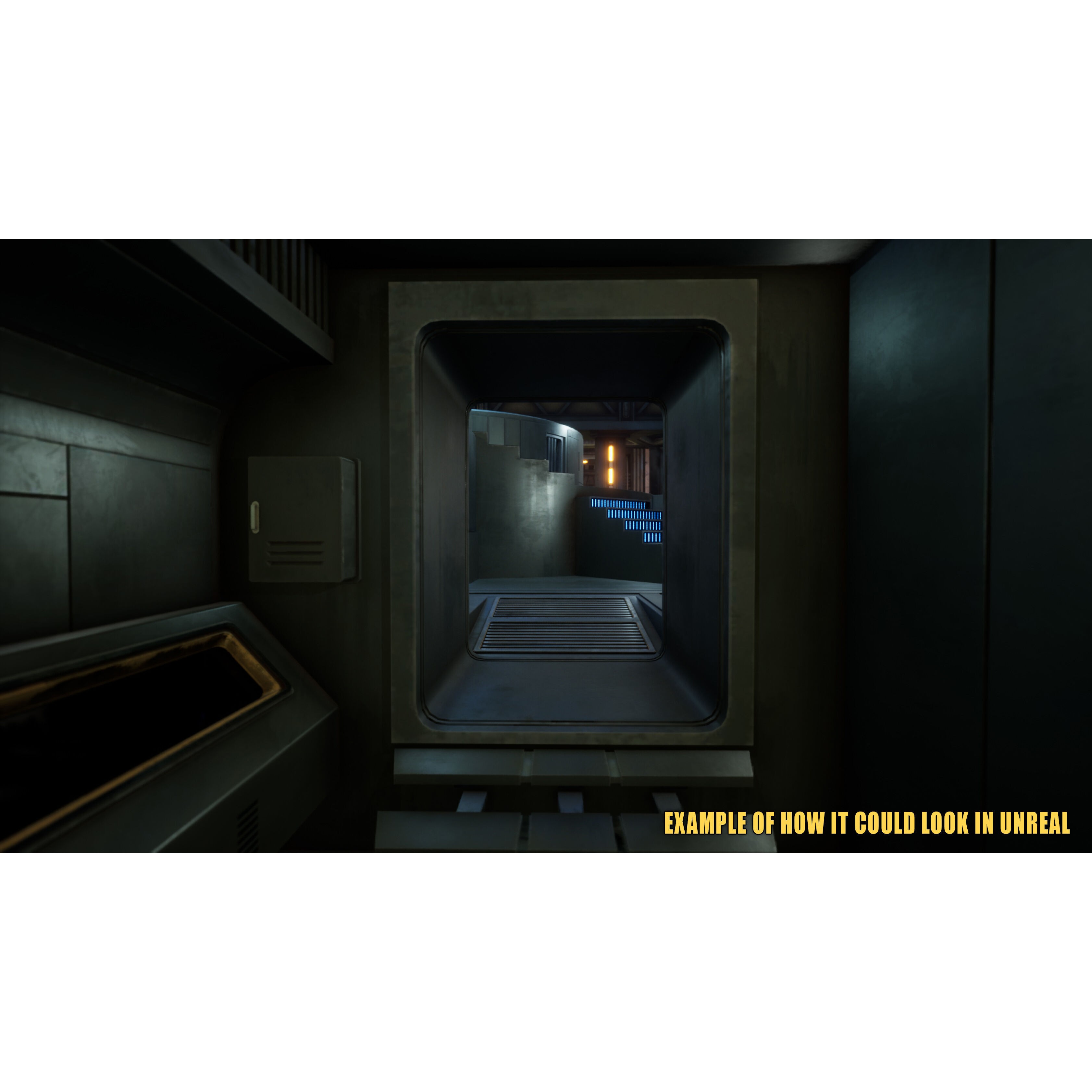 SciFi Asset Pack 13 - Low-Poly Game-Ready 3D Model - View 13