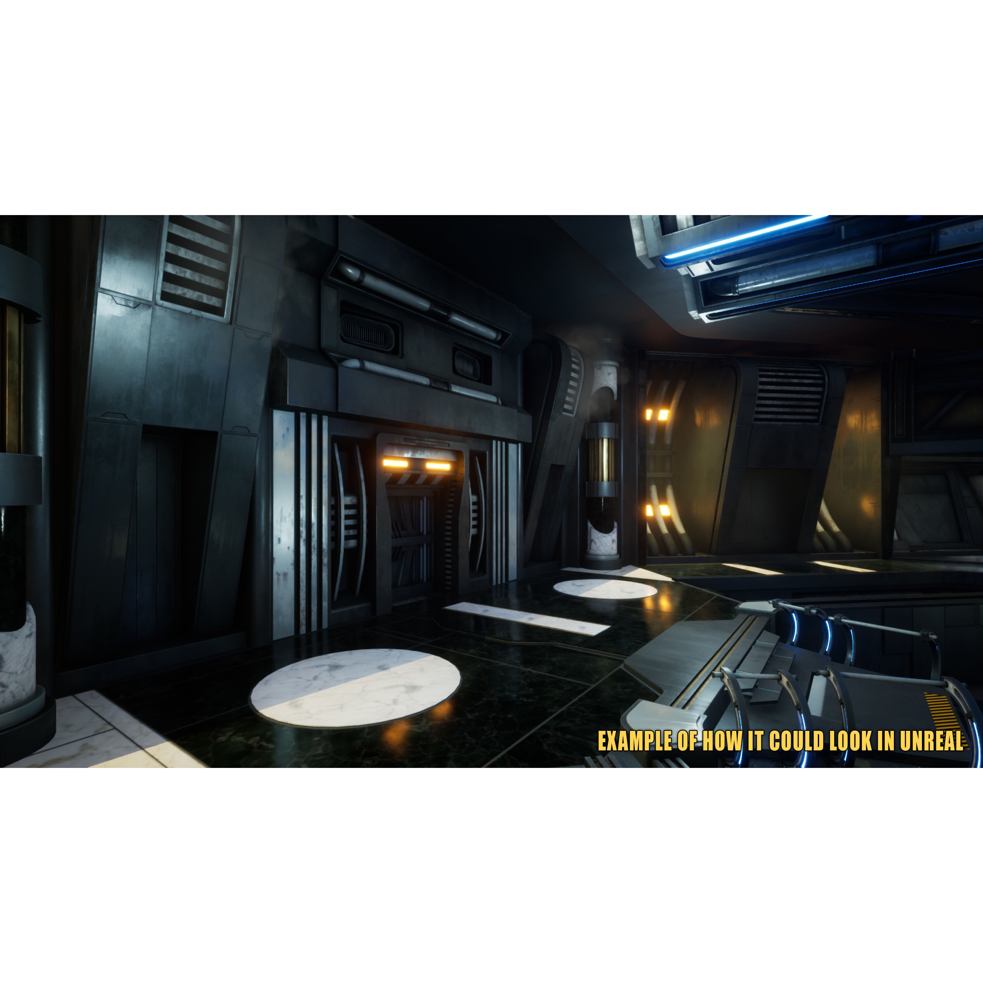 SciFi Asset Pack 13 - Low-Poly Game-Ready 3D Model - View 14