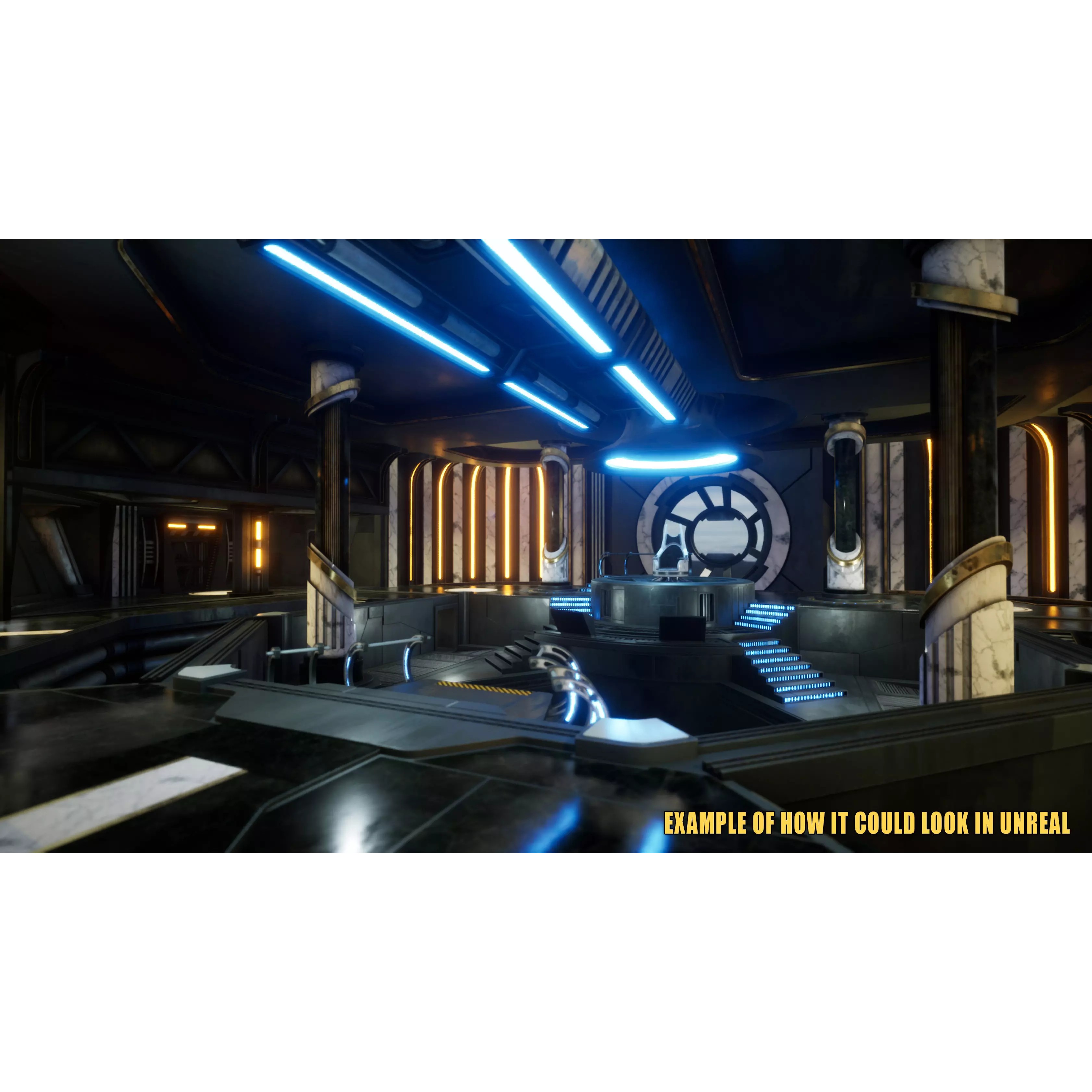 SciFi Asset Pack 13 - Low-Poly Game-Ready 3D Model - View 2