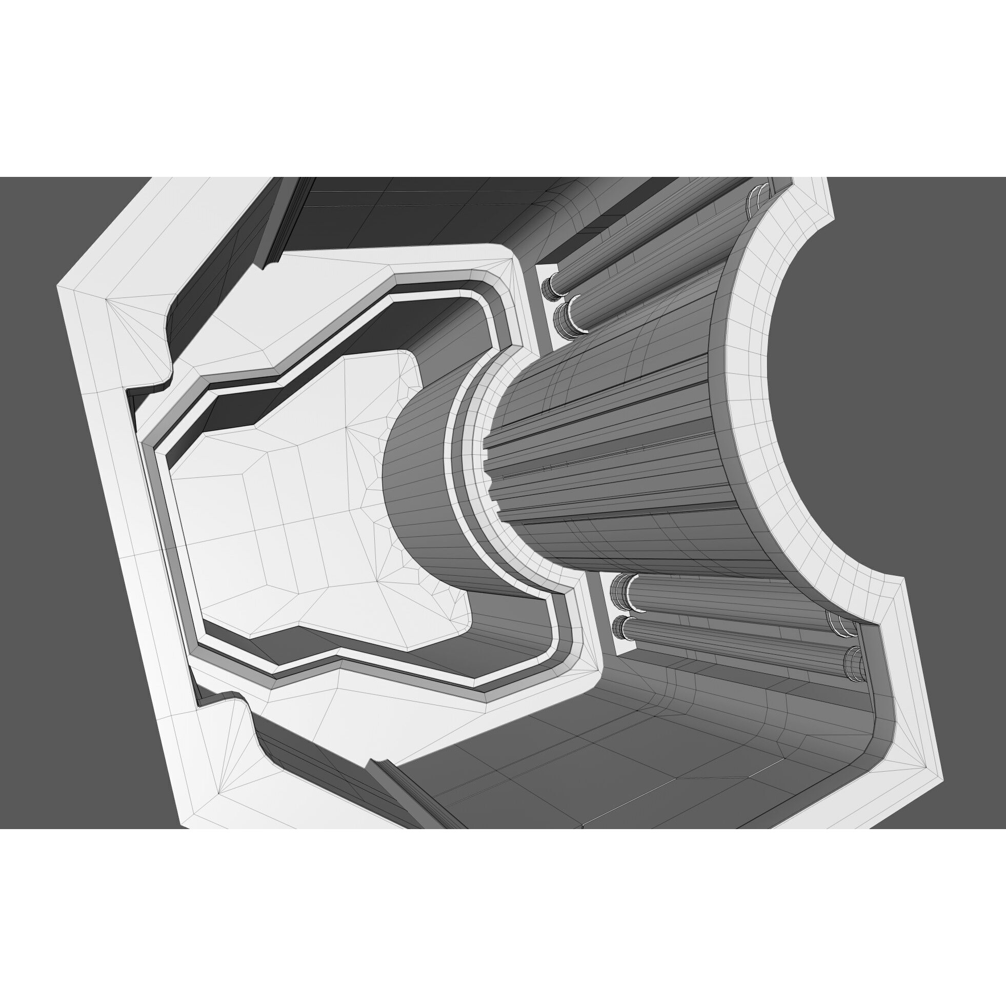 SciFi Asset Pack 13 - Low-Poly Game-Ready 3D Model - View 24