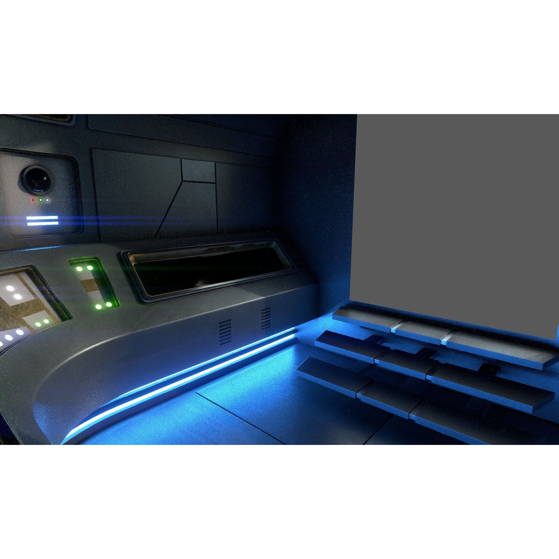 SciFi Asset Pack 13 - Low-Poly Game-Ready 3D Model - View 26