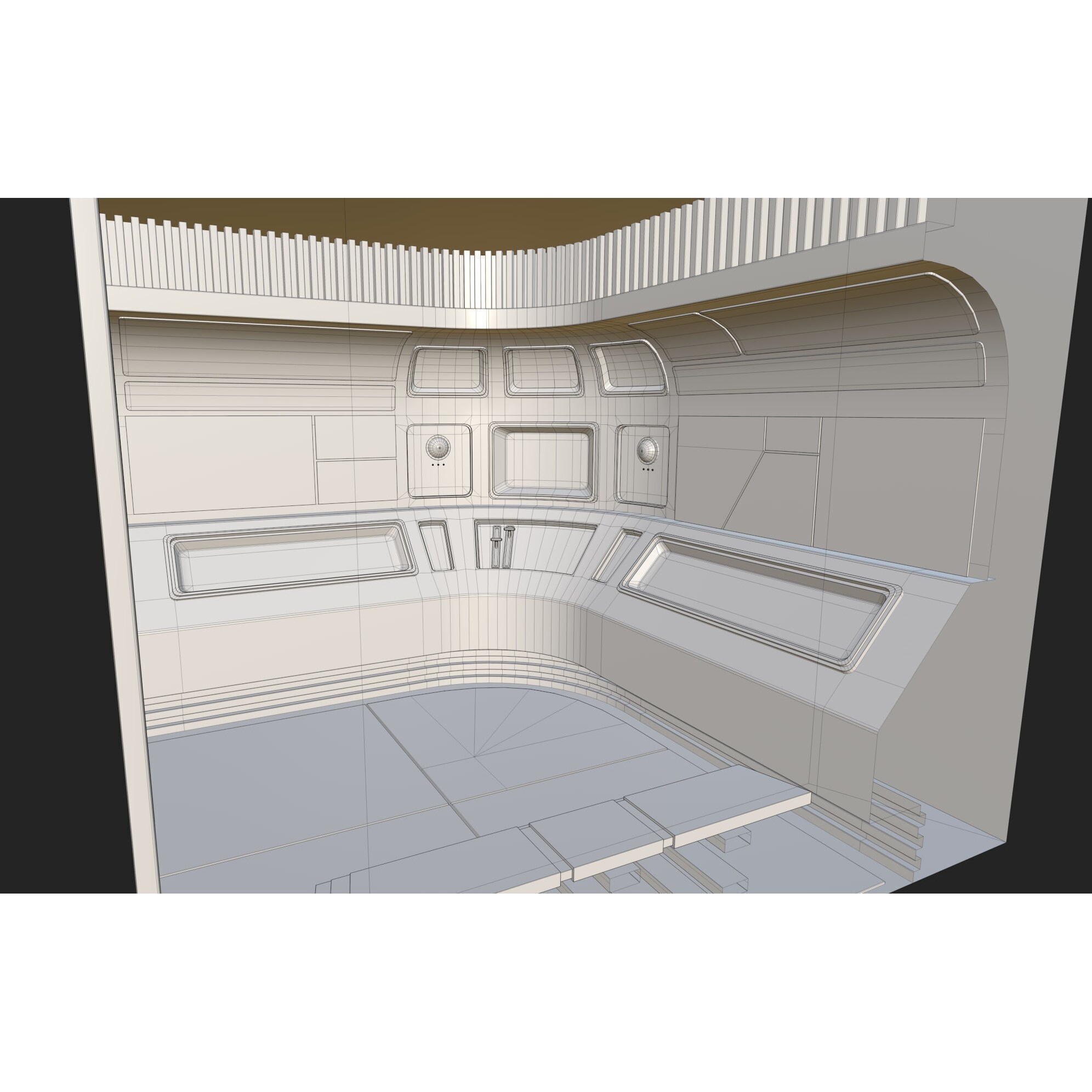 SciFi Asset Pack 13 - Low-Poly Game-Ready 3D Model - View 27
