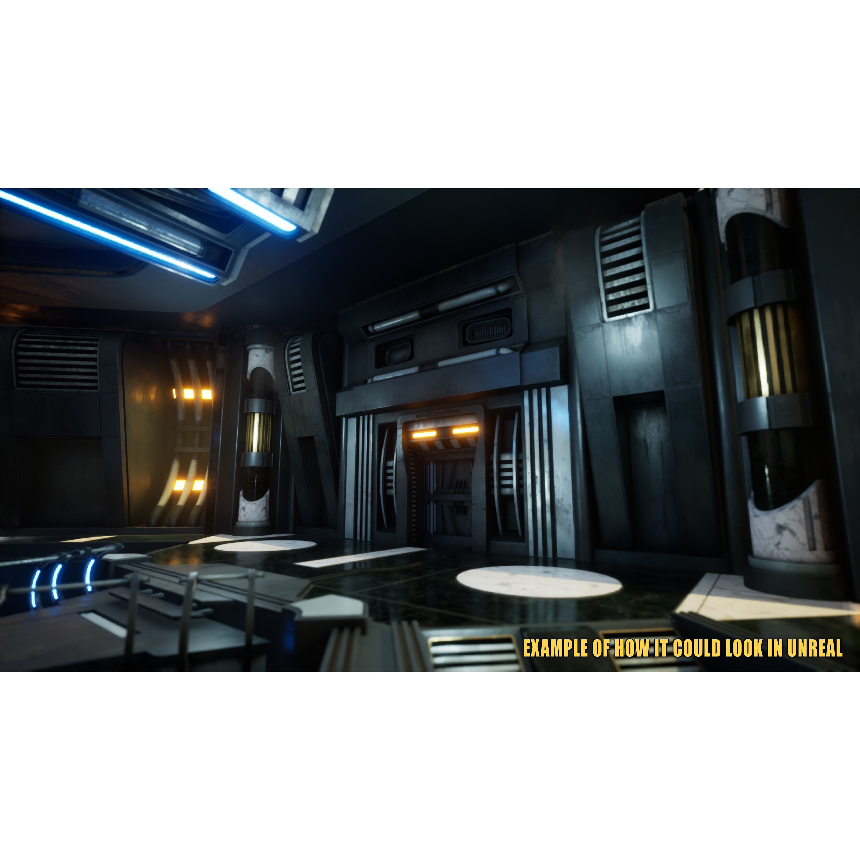 SciFi Asset Pack 13 - Low-Poly Game-Ready 3D Model - View 6