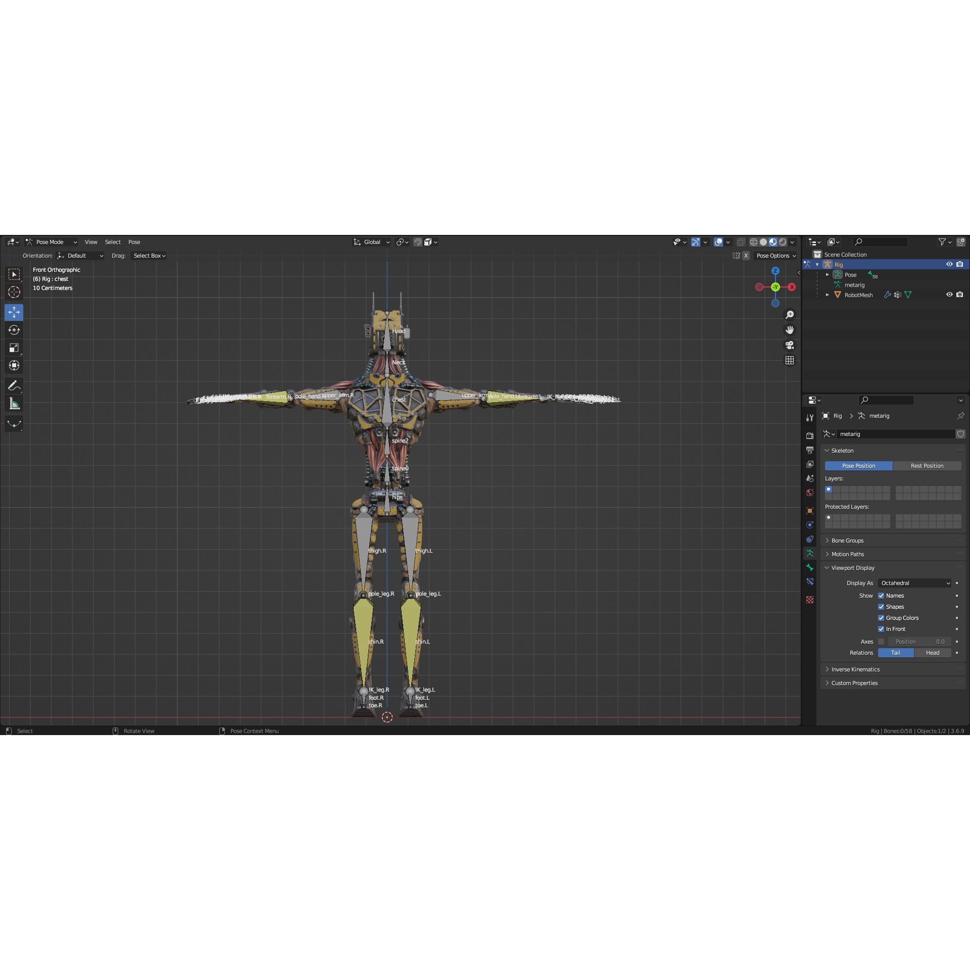 Industrial Robot - Low-Poly Game-Ready 3D Model - View 26