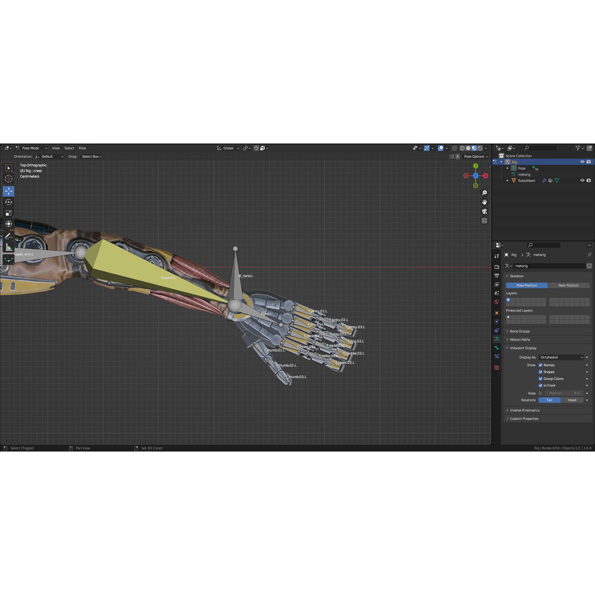 Industrial Robot - Low-Poly Game-Ready 3D Model - View 27