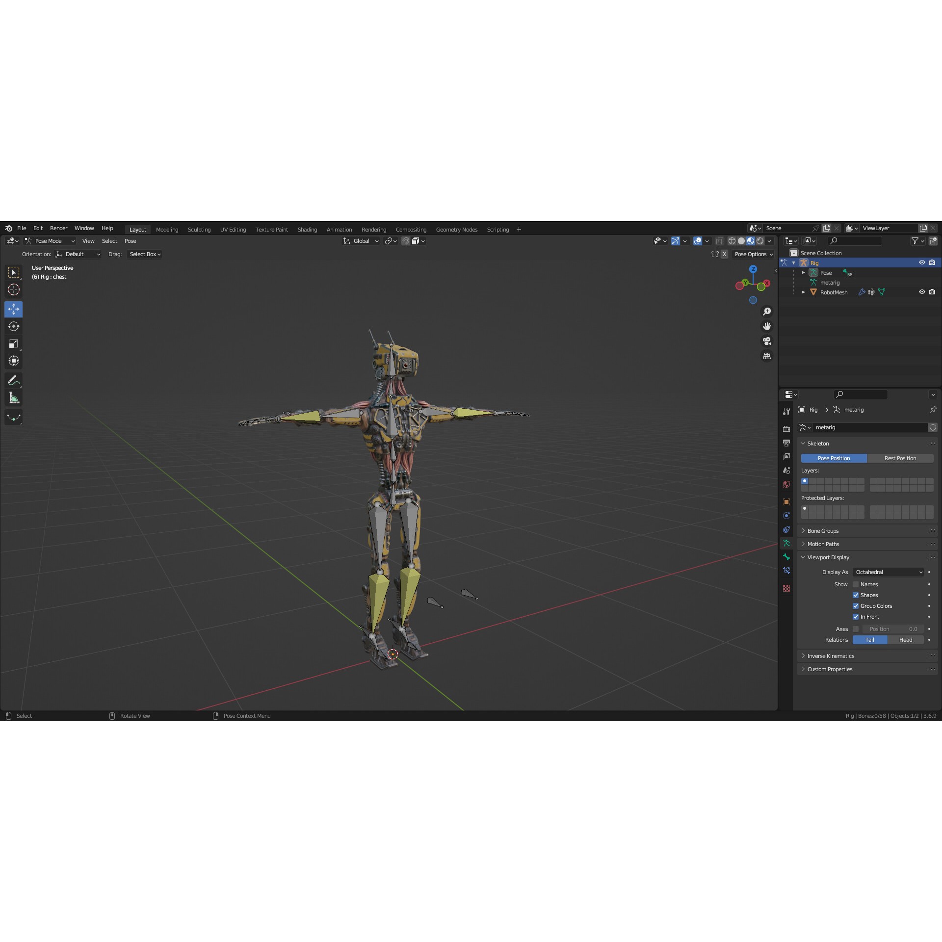 Industrial Robot - Low-Poly Game-Ready 3D Model - View 28