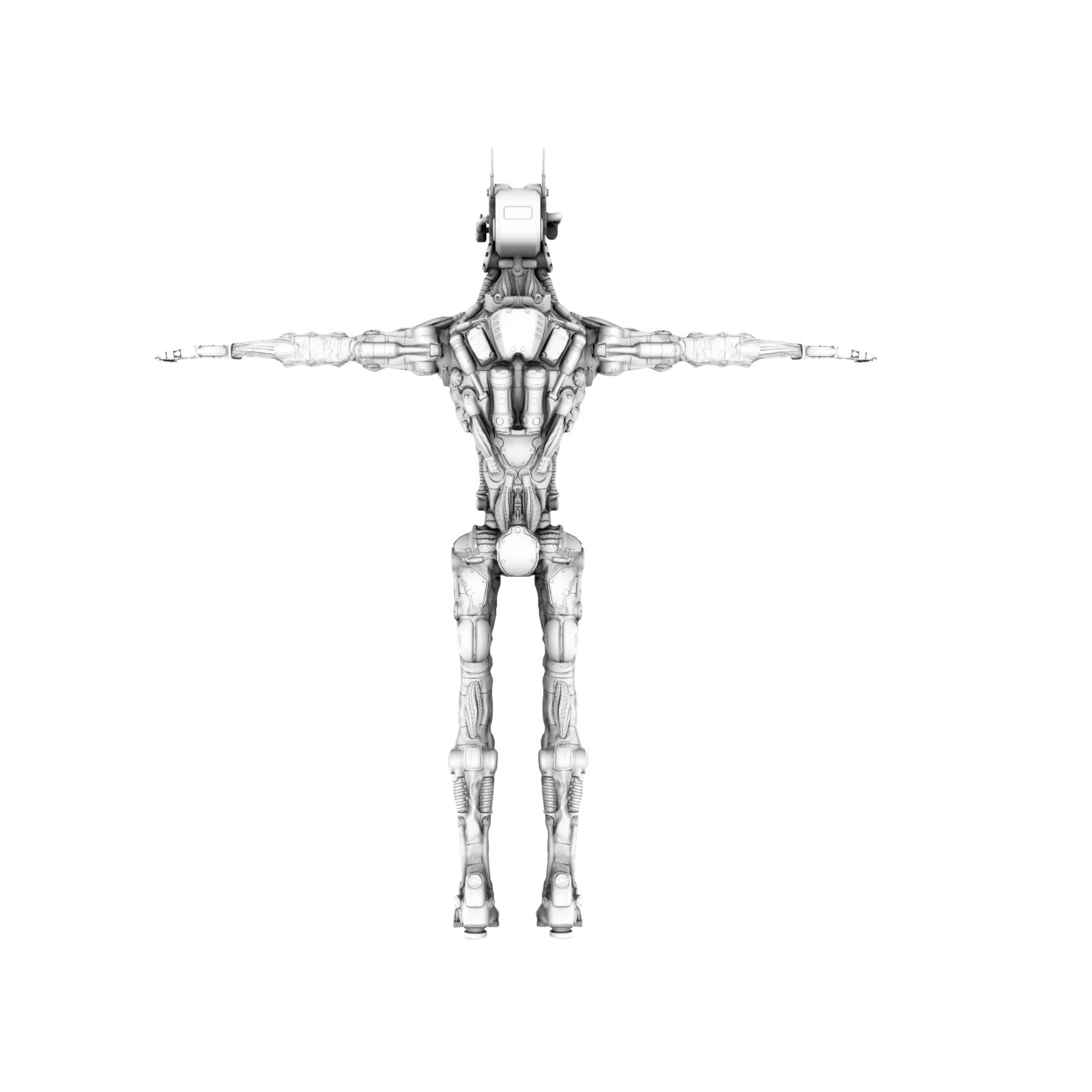 Industrial Robot - Low-Poly Game-Ready 3D Model - View 32