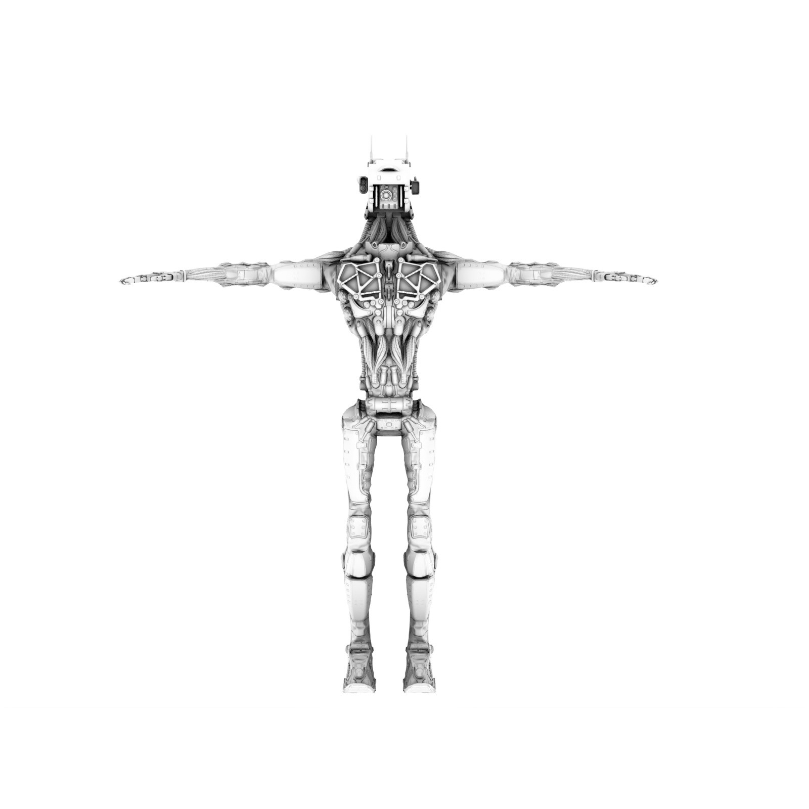 Industrial Robot - Low-Poly Game-Ready 3D Model - View 34