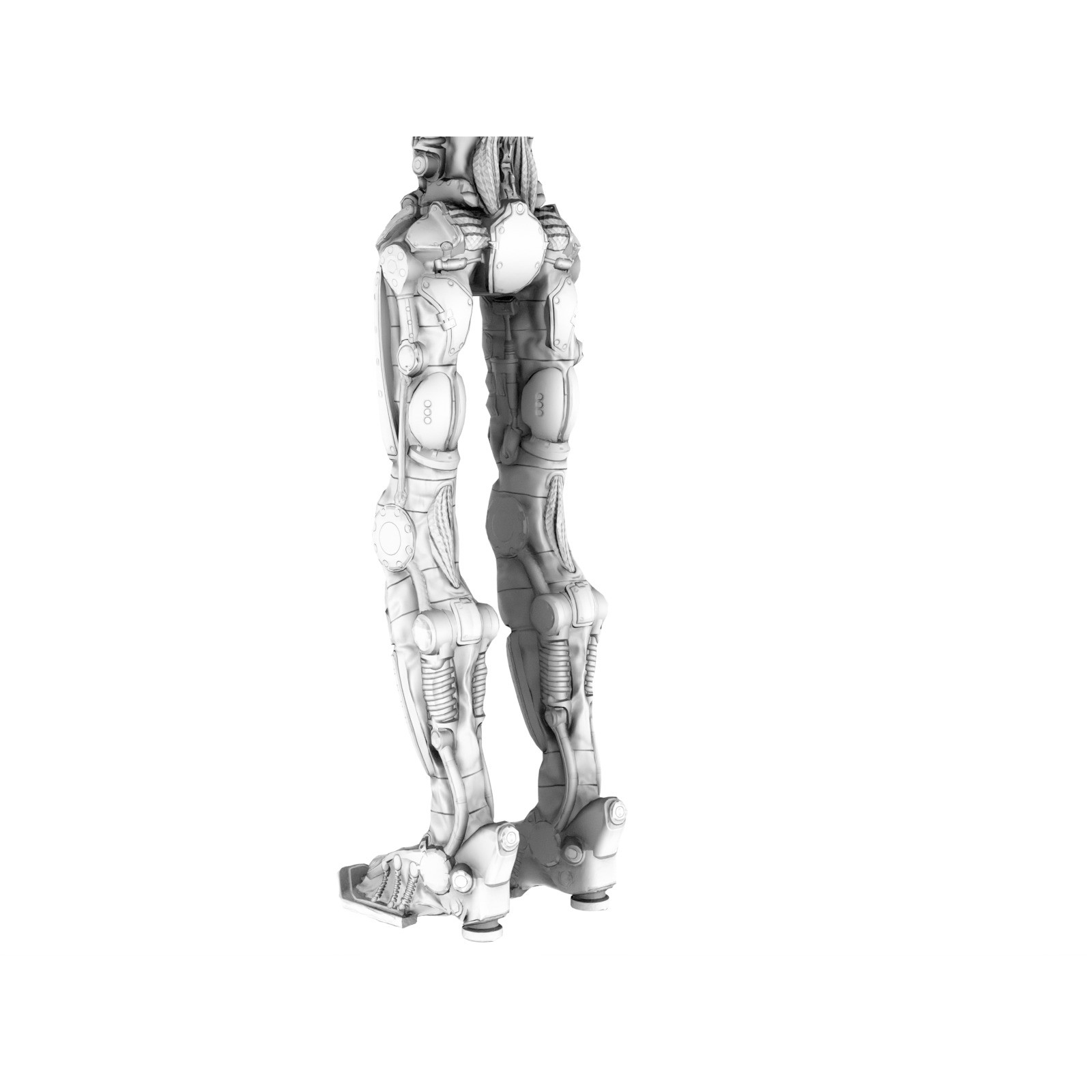 Industrial Robot - Low-Poly Game-Ready 3D Model - View 37
