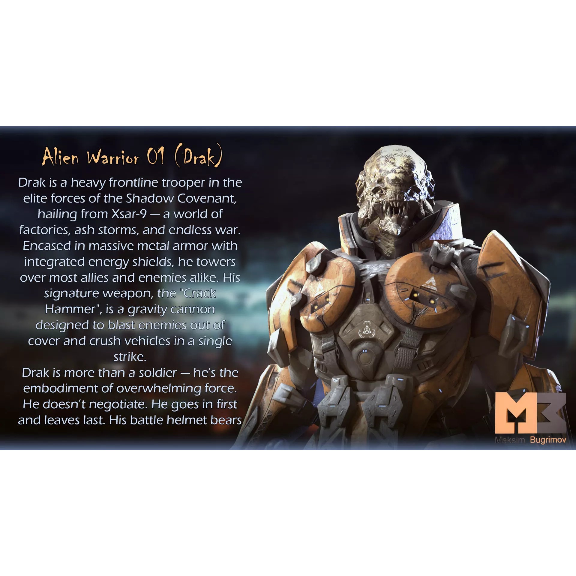 Aliens Warrior Pack - Low-Poly Game-Ready 3D Model - View 3