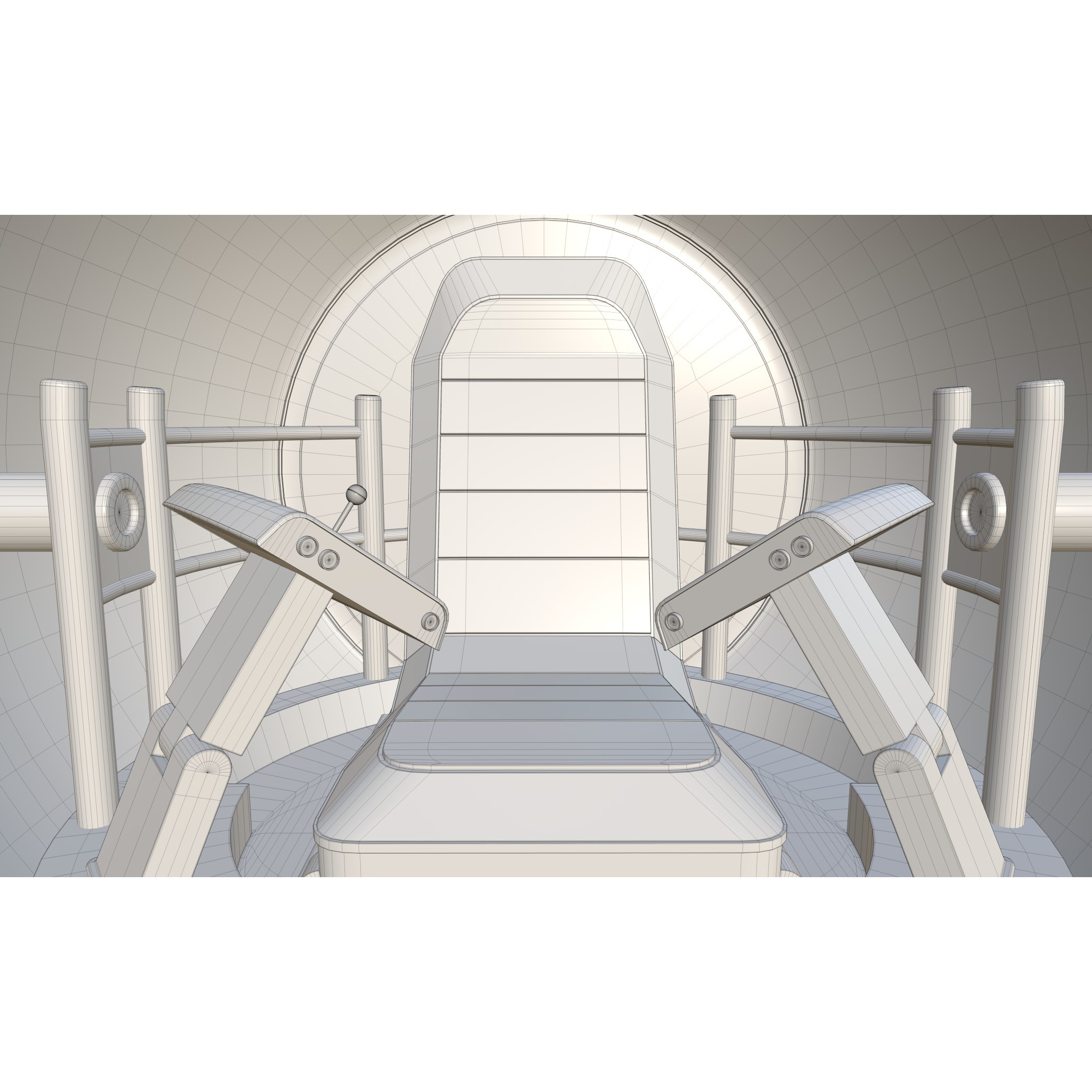 Grogu Style Pod Ship - Low-Poly Game-Ready 3D Model
