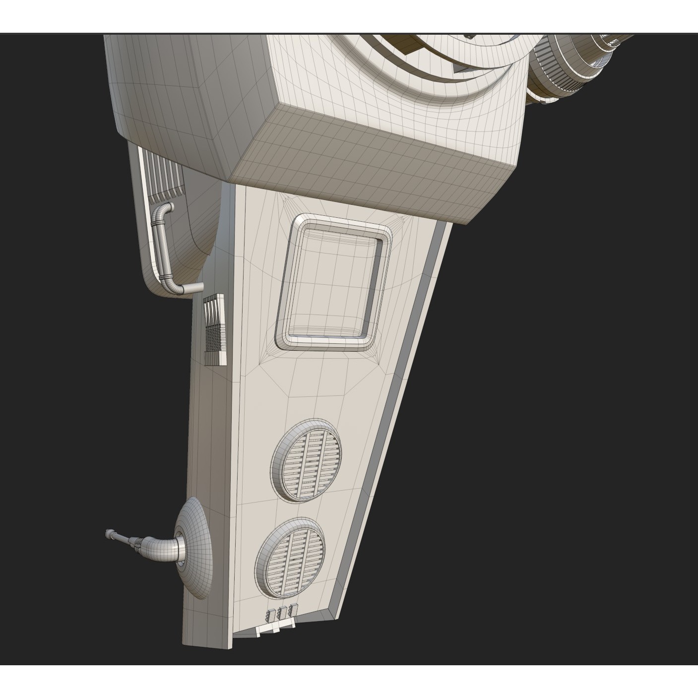 Grogu Style Pod Ship - Low-Poly Game-Ready 3D Model - View 31
