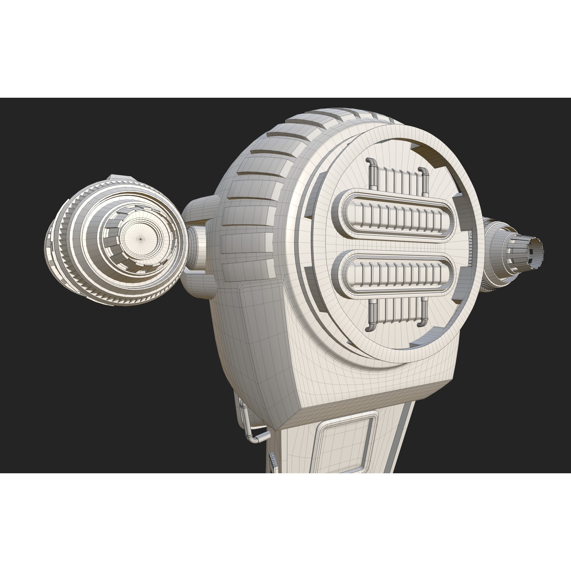 Grogu Style Pod Ship - Low-Poly Game-Ready 3D Model - View 32
