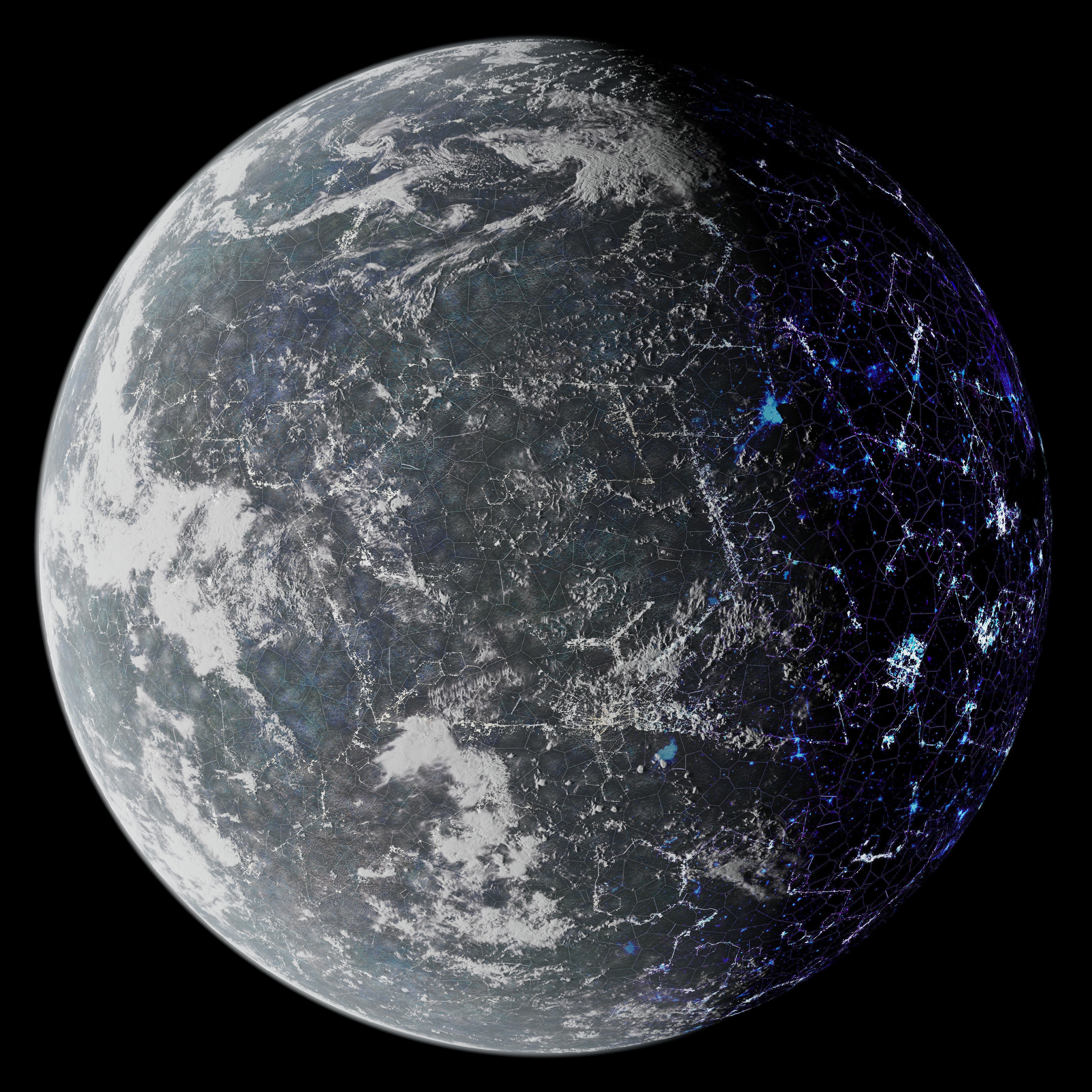 Exotic Planet 02 - High-Resolution 3D Model