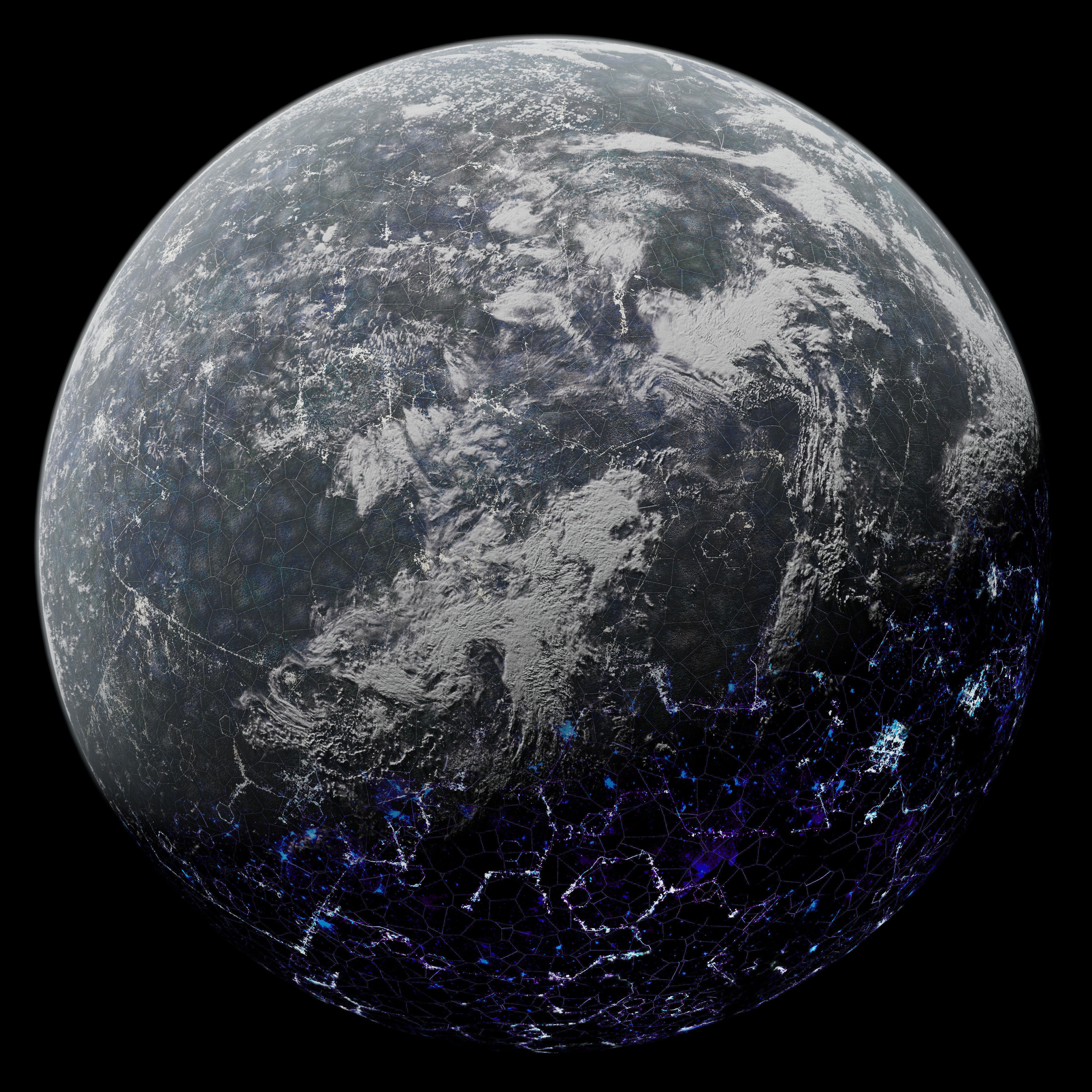 Exotic Planet 02 - High-Resolution 3D Model - View 10