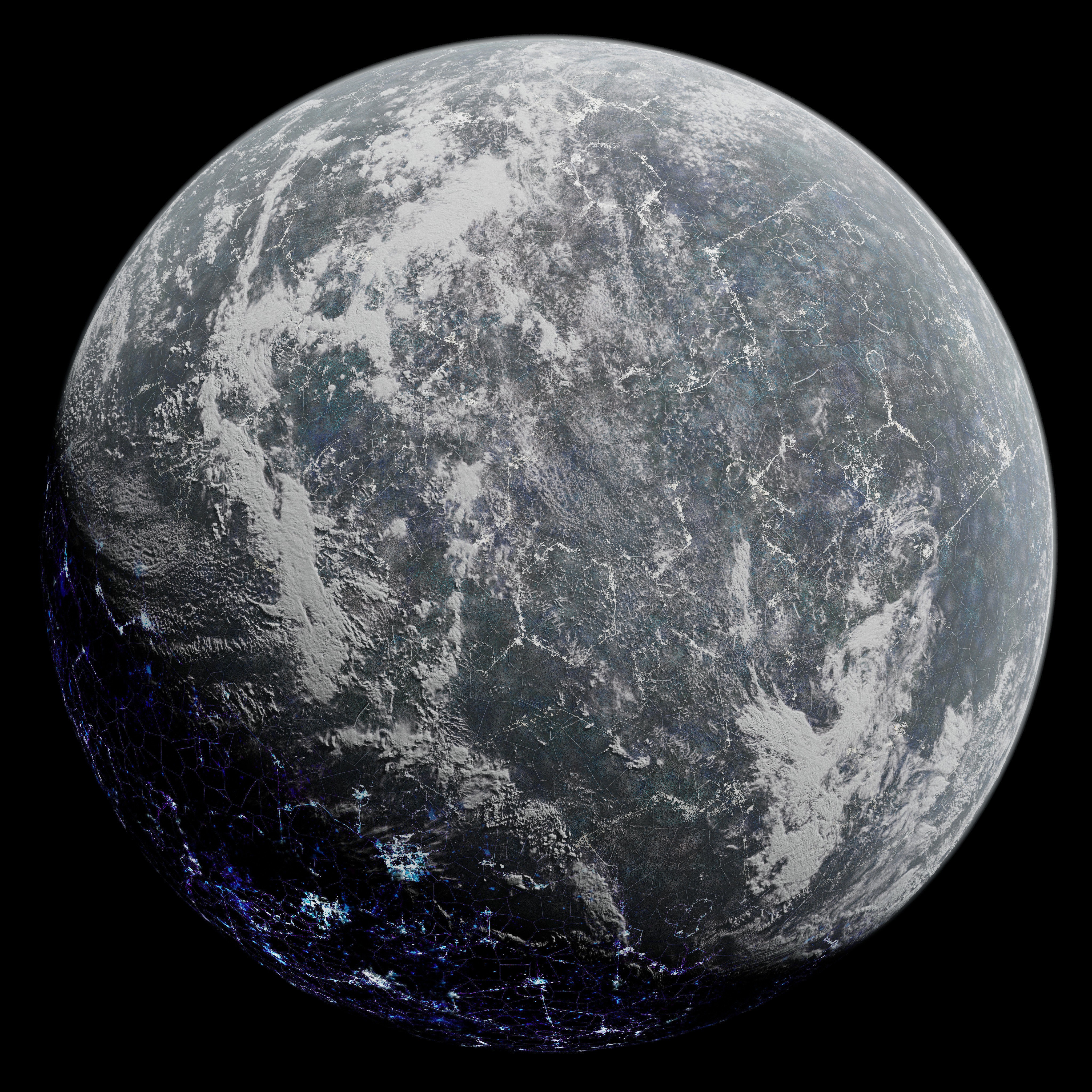 Exotic Planet 02 - High-Resolution 3D Model - View 13