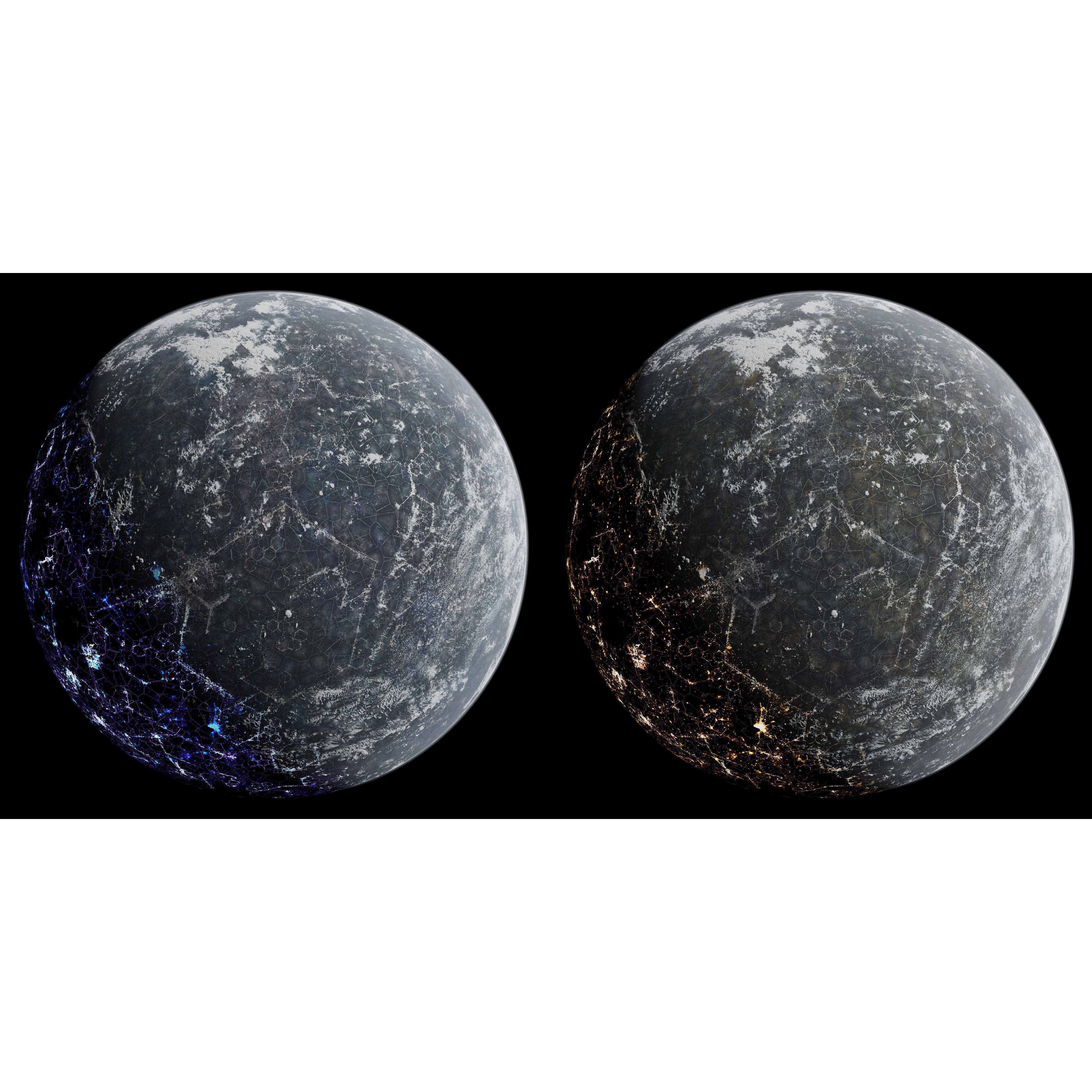 Exotic Planet 02 - High-Resolution 3D Model - View 6