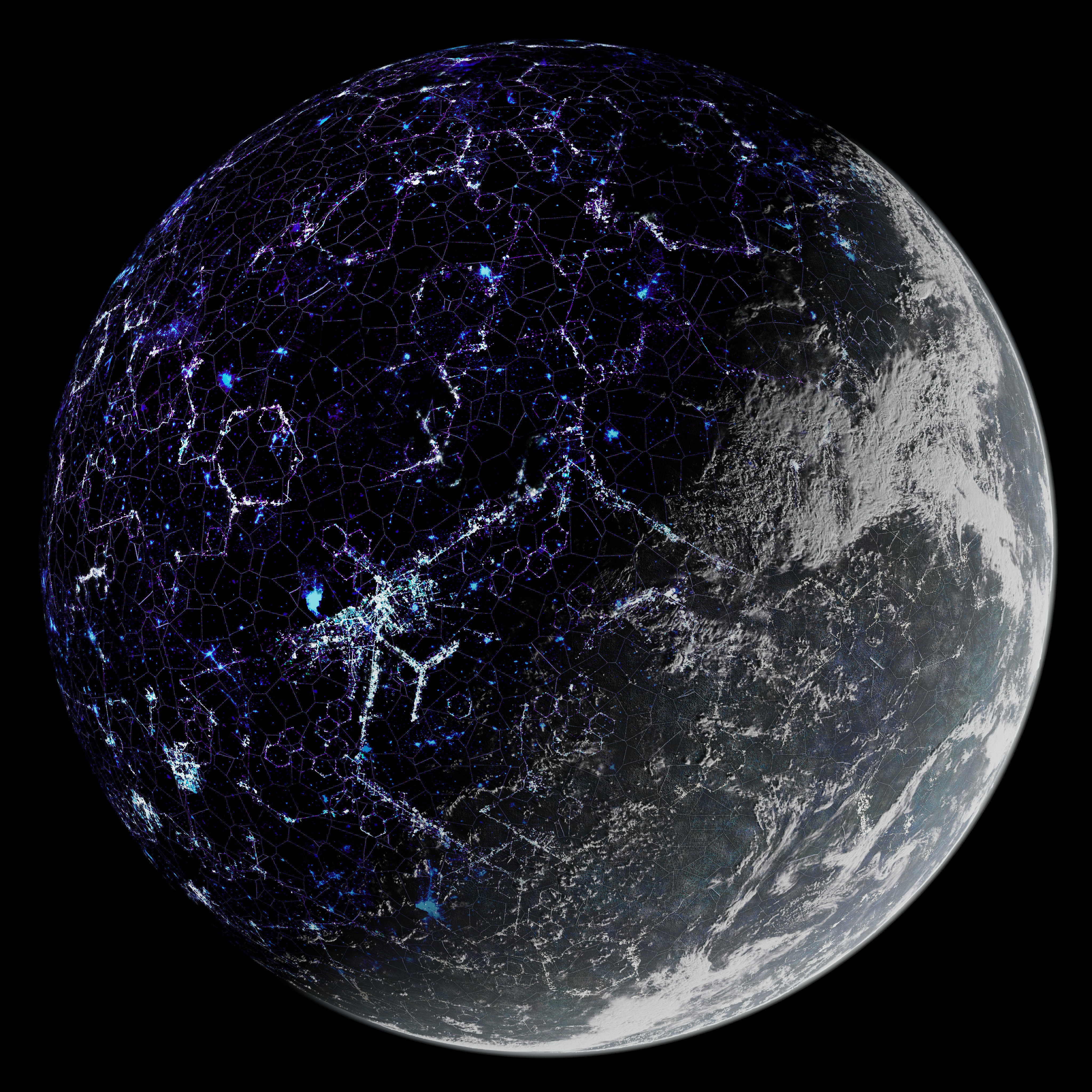 Exotic Planet 02 - High-Resolution 3D Model - View 8