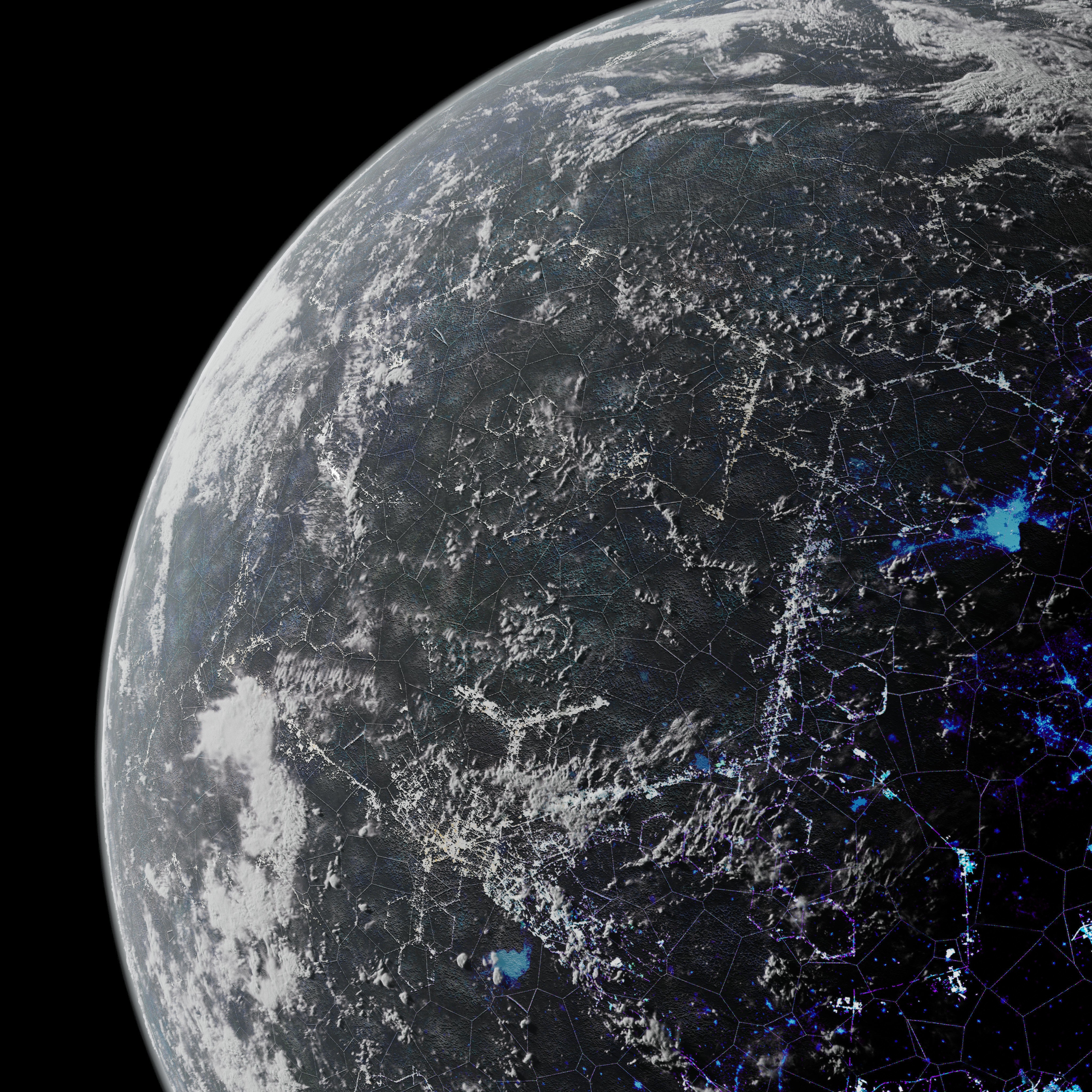 Exotic Planet 02 - High-Resolution 3D Model - View 9